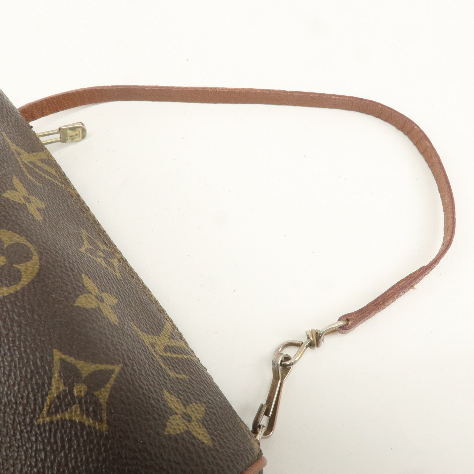 Louis Vuitton Monogram Pouch for Papillon Bag Old Style Brown