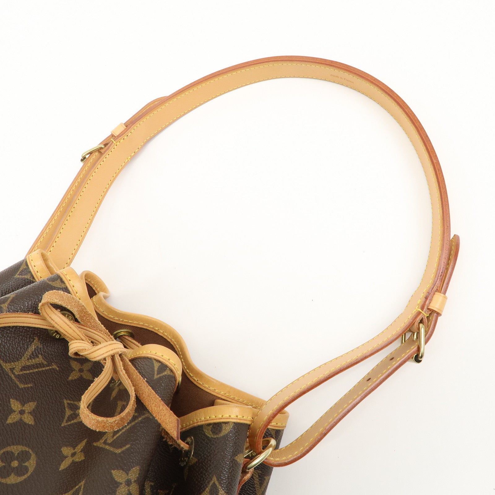 Louis Vuitton Monogram Noe Shoulder Bag Hand Bag Brown M42224 Used