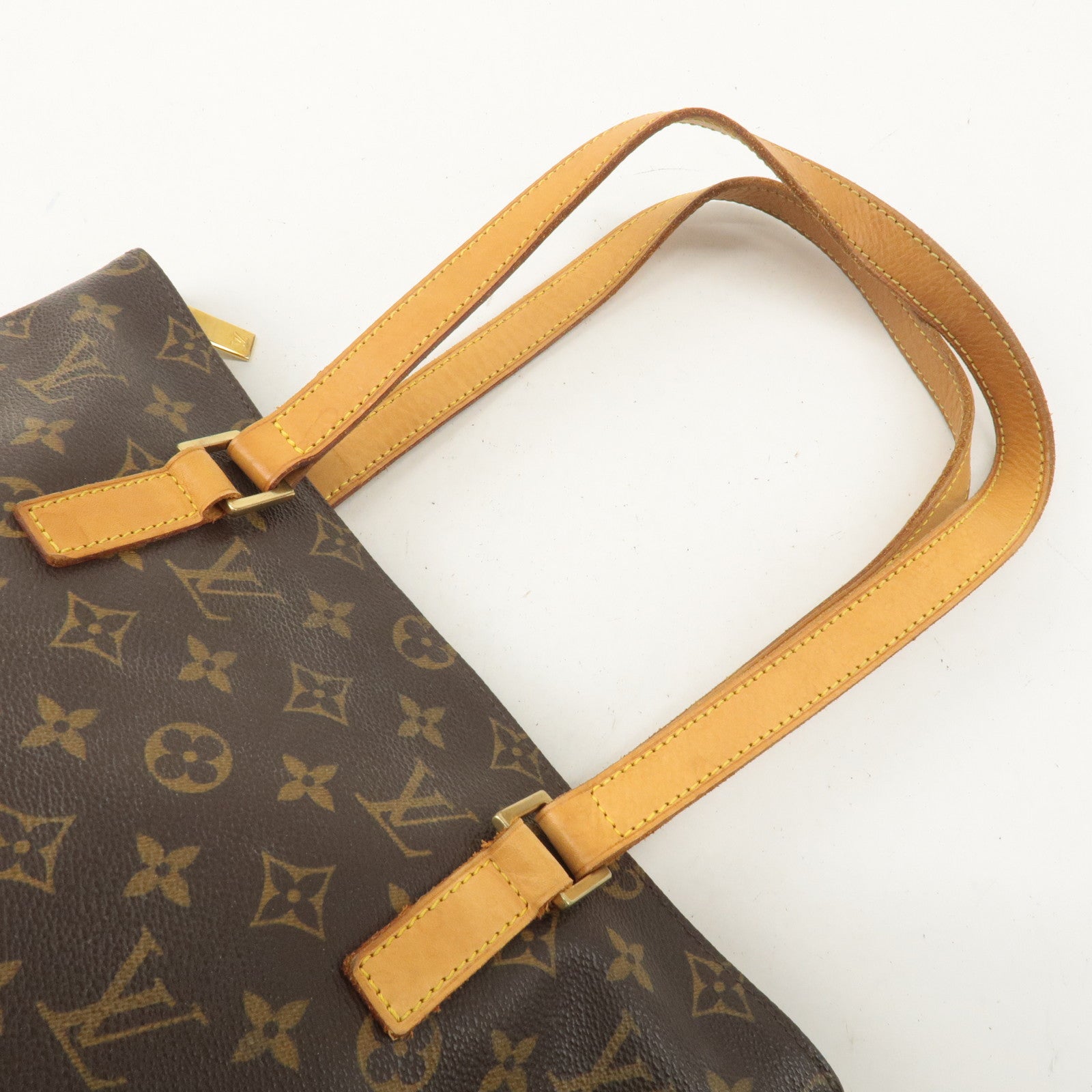 Louis Vuitton Monogram Cabas Piano Tote Bag Brown M51148