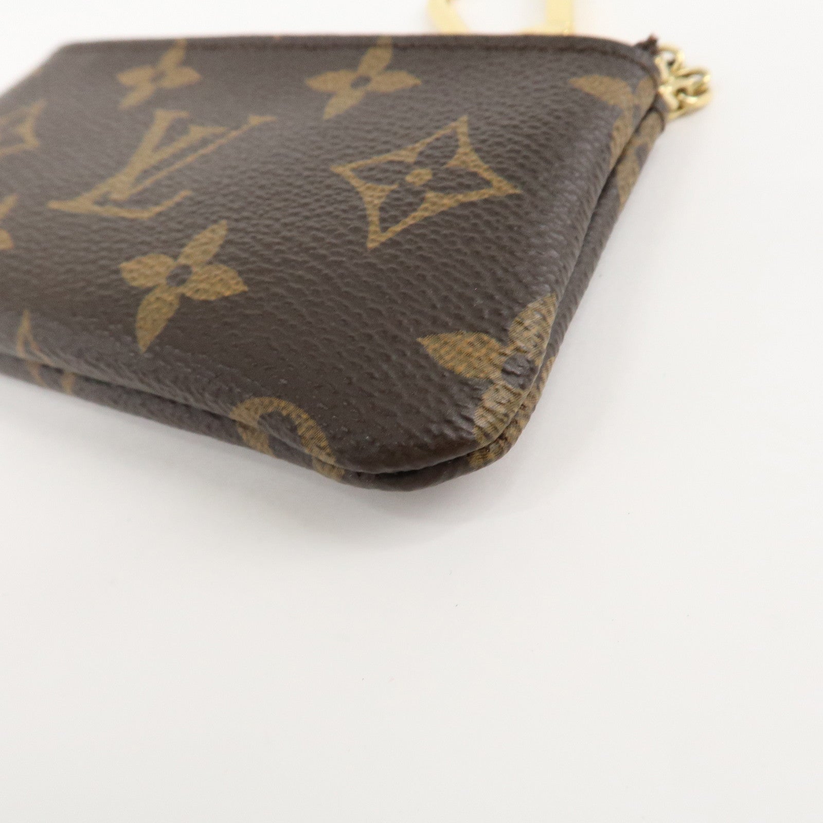 Louis Vuitton Monogram Pochette Cles Coin Case Key Case  M62650 Used