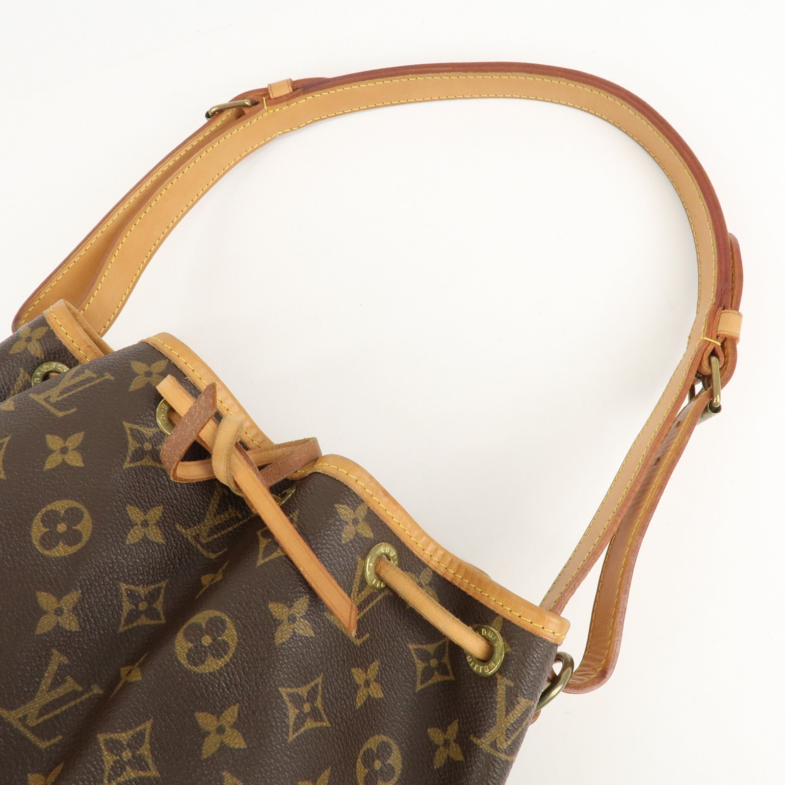 Louis Vuitton Monogram Petit Noe Shoulder Bag Brown M42226 Used