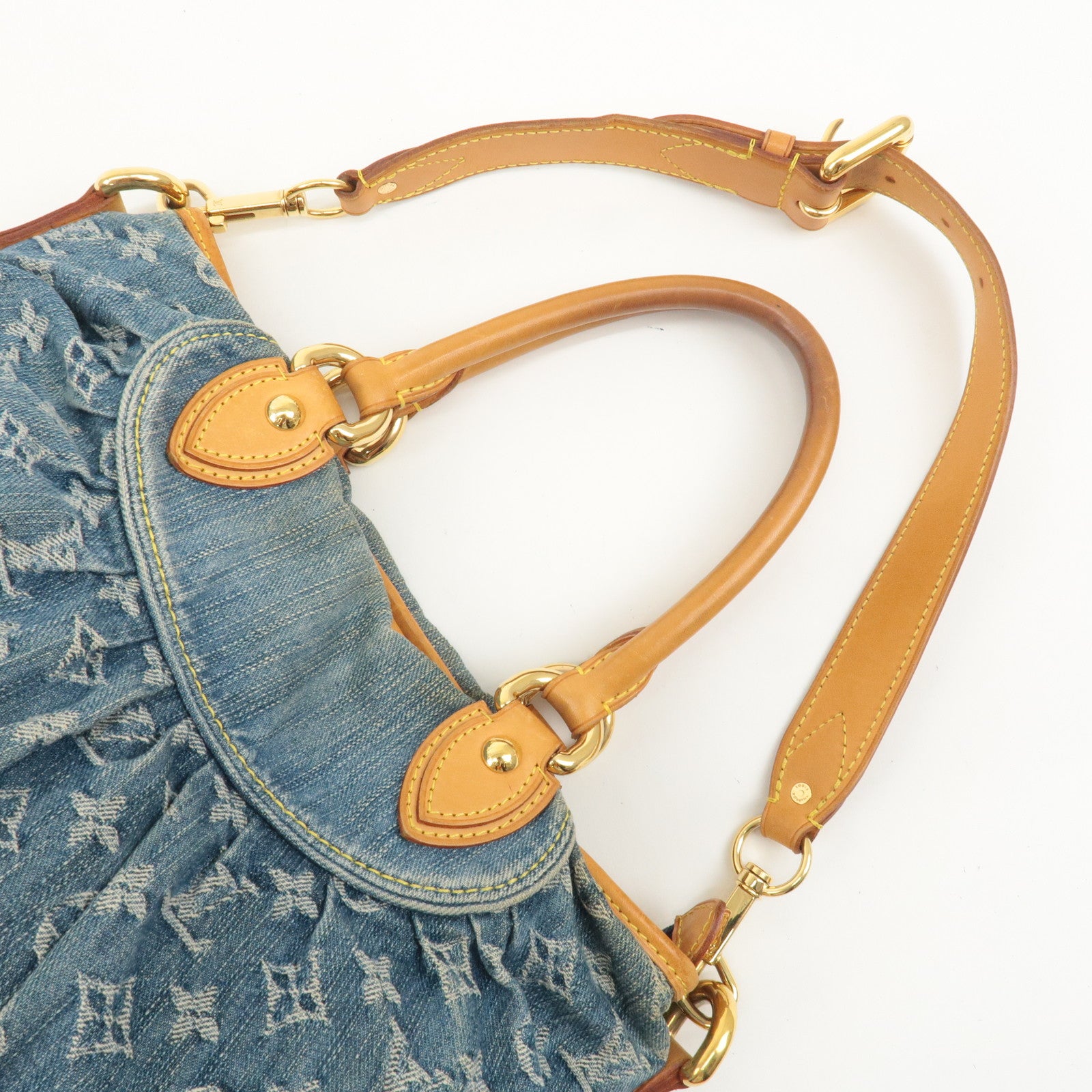 Louis Vuitton Monogram Denim Neo Cabby MM 2Way Bag M95349