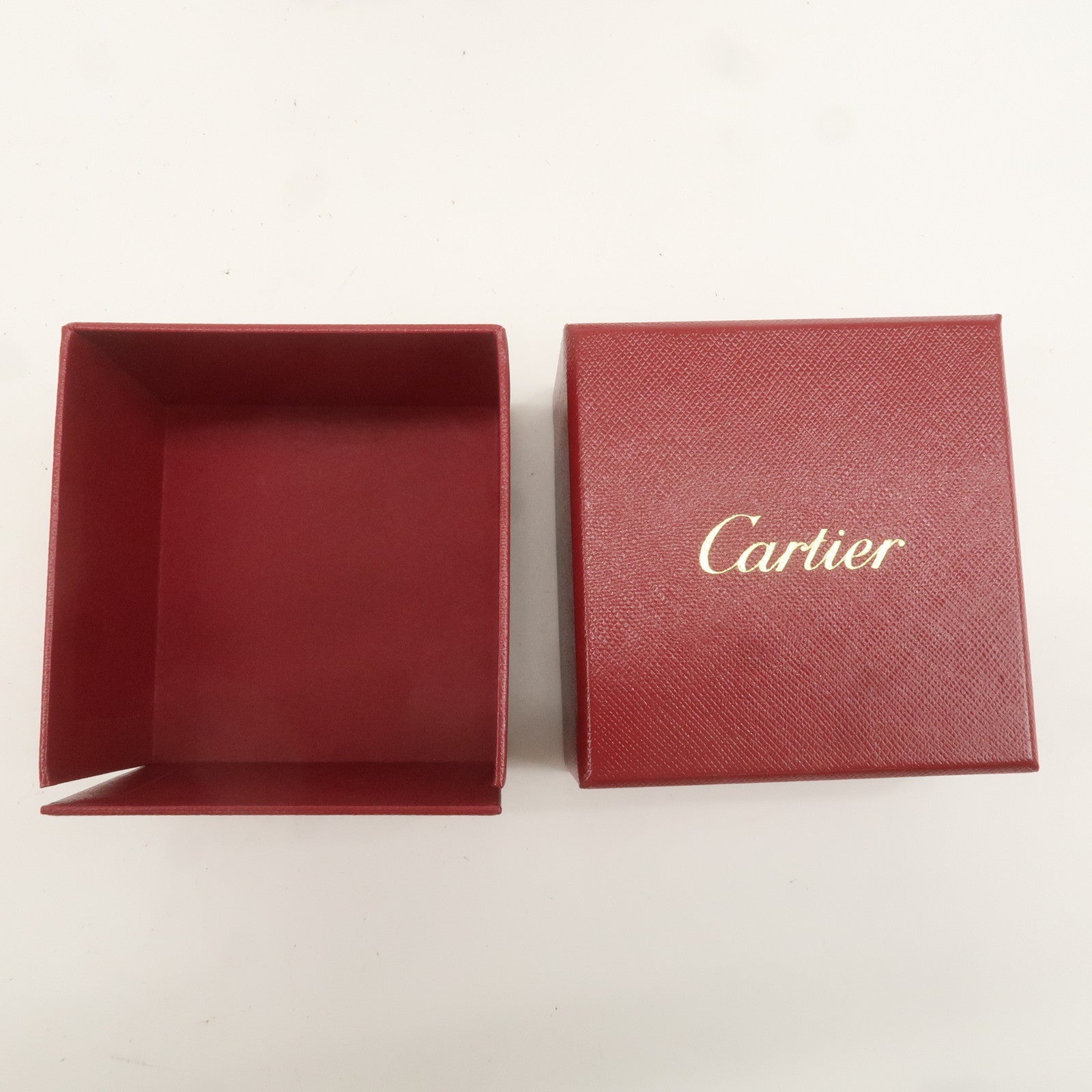 Cartier Set of 2 Ring Box Display Box Jewelry Box For Ring