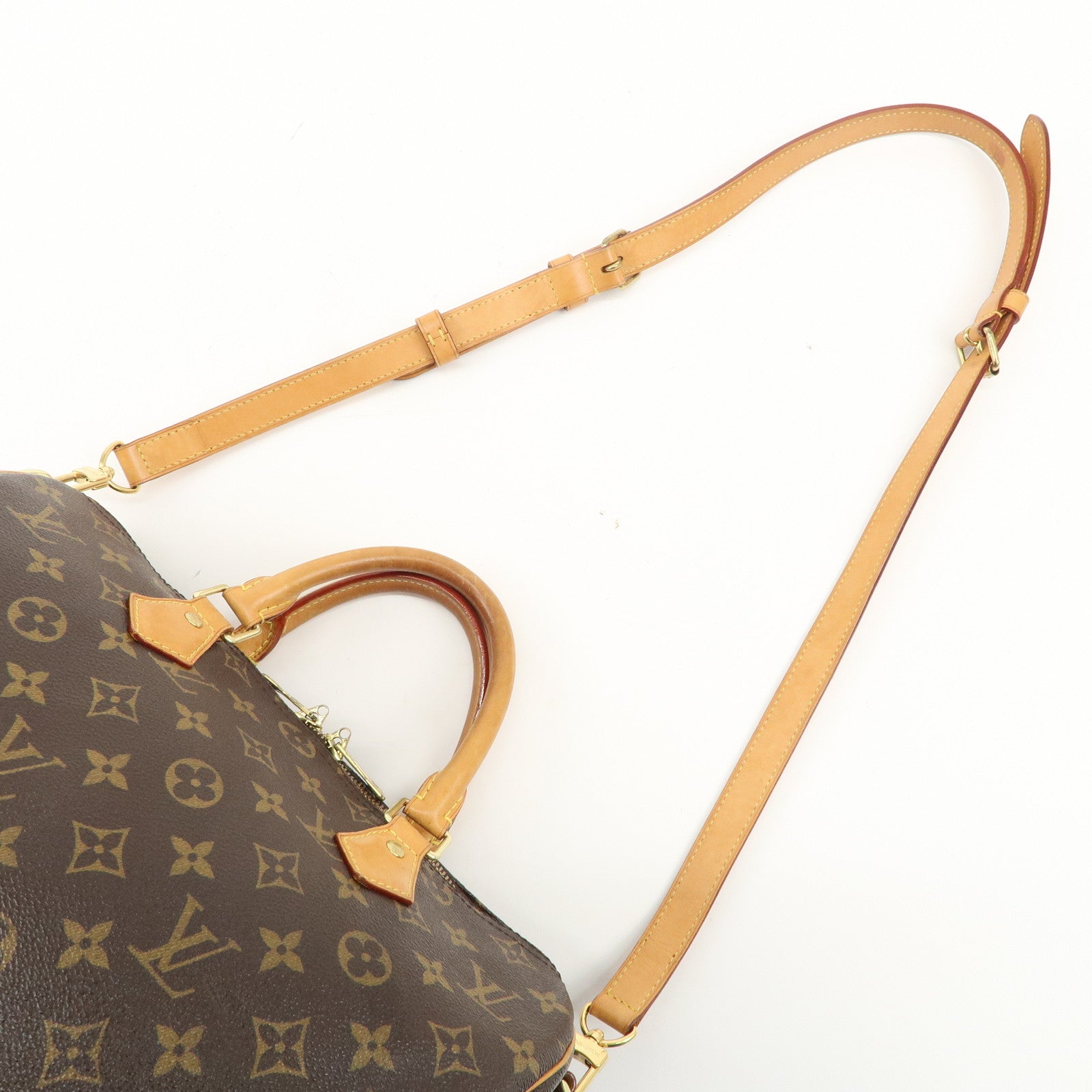 Louis Vuitton Monogram Speedy 30 Bandouliere Hand Bag M41112 Used