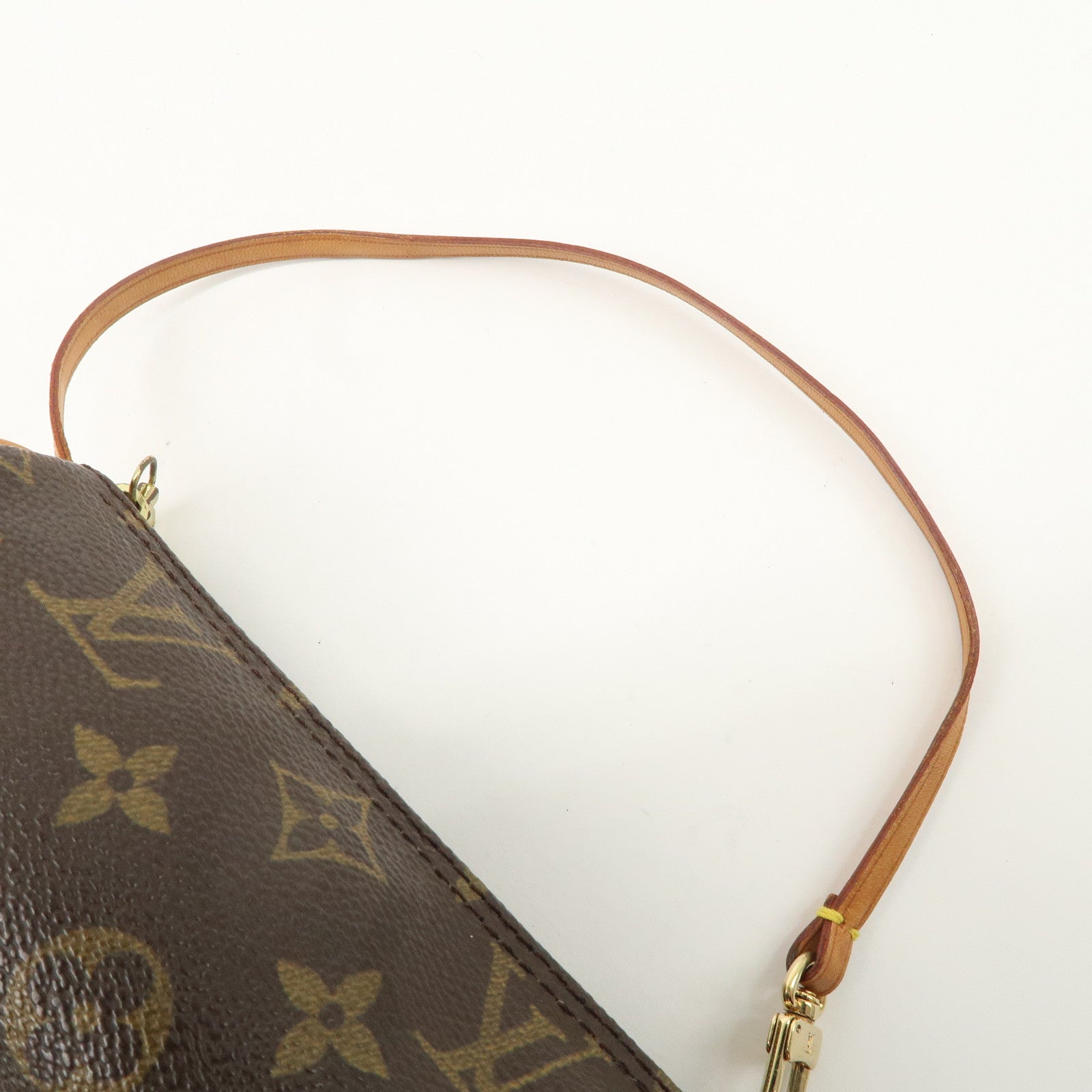 Louis Vuitton Monogram Mini Pouch for Papillon Bag Brown Used