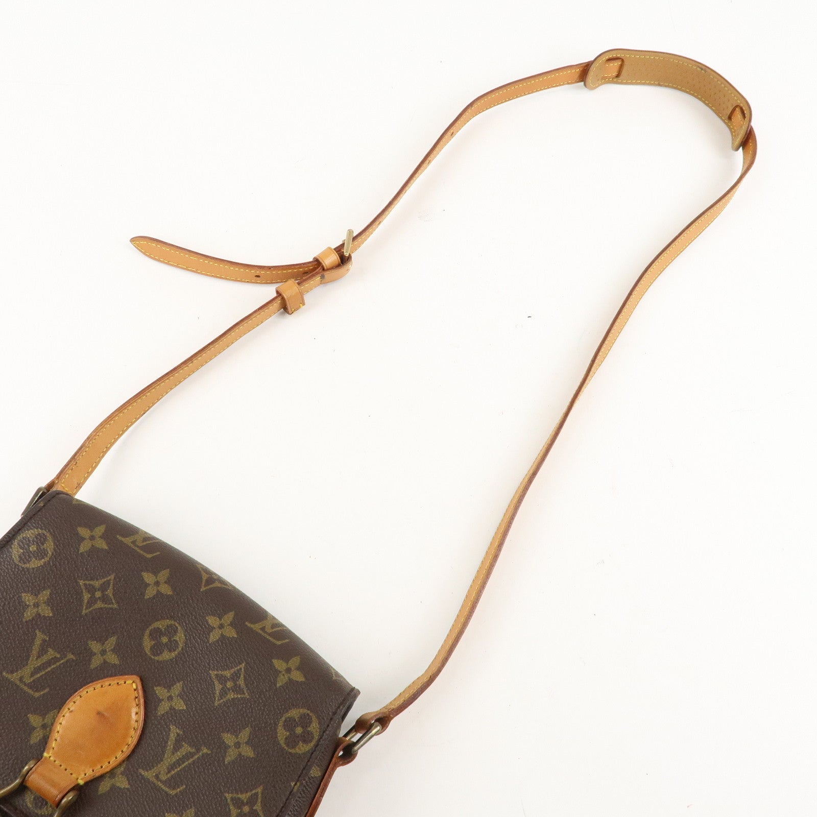 Louis Vuitton Monogram Saint Cloud MM Shoulder Bag Brown M51243