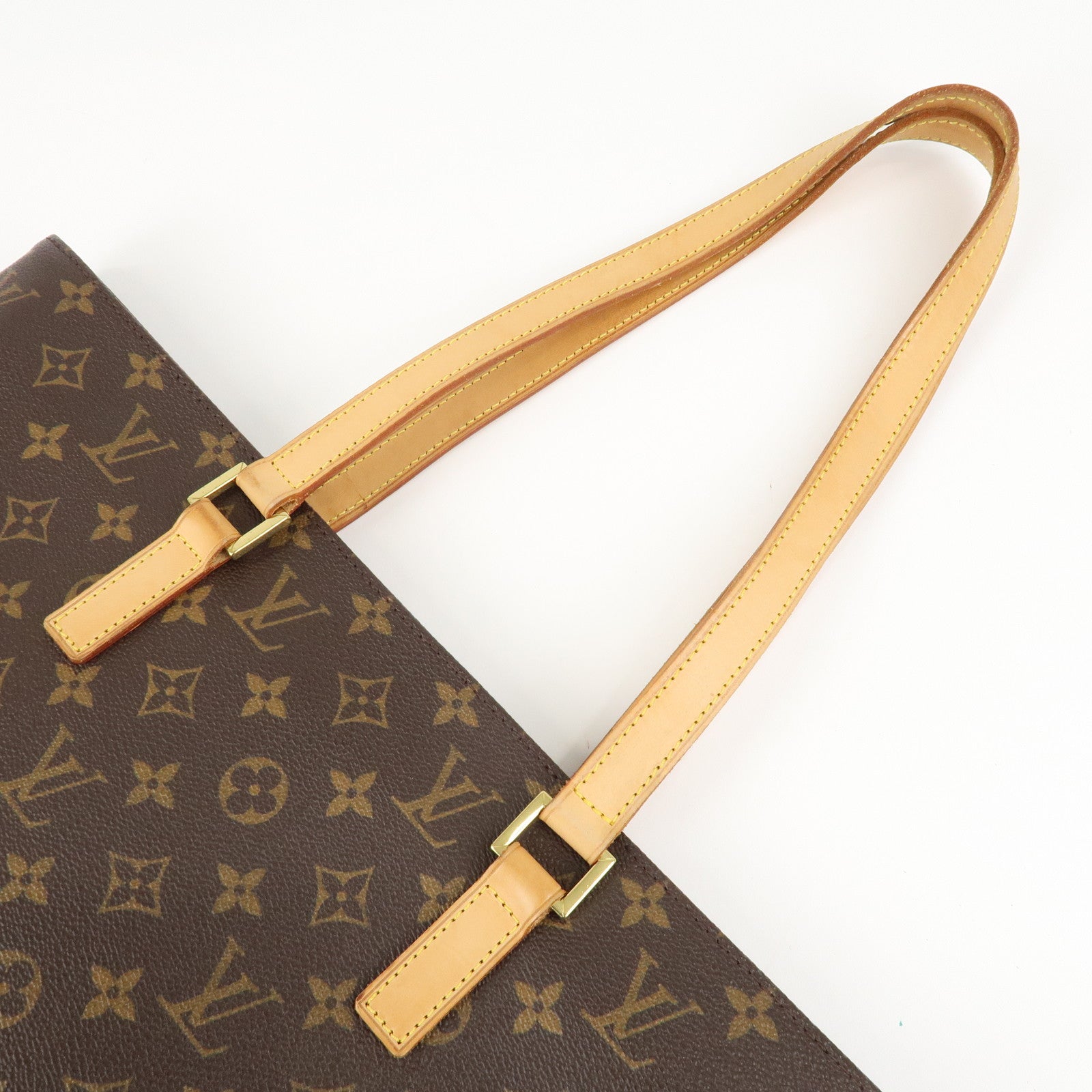 Louis Vuitton Monogram Luco Tote Bag Hand Bag Brown M51155 Used