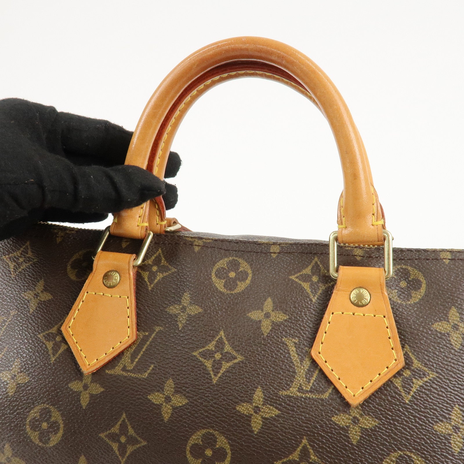 Louis Vuitton Monogram Speedy 30 Hand Bag Boston Bag M41526 Used