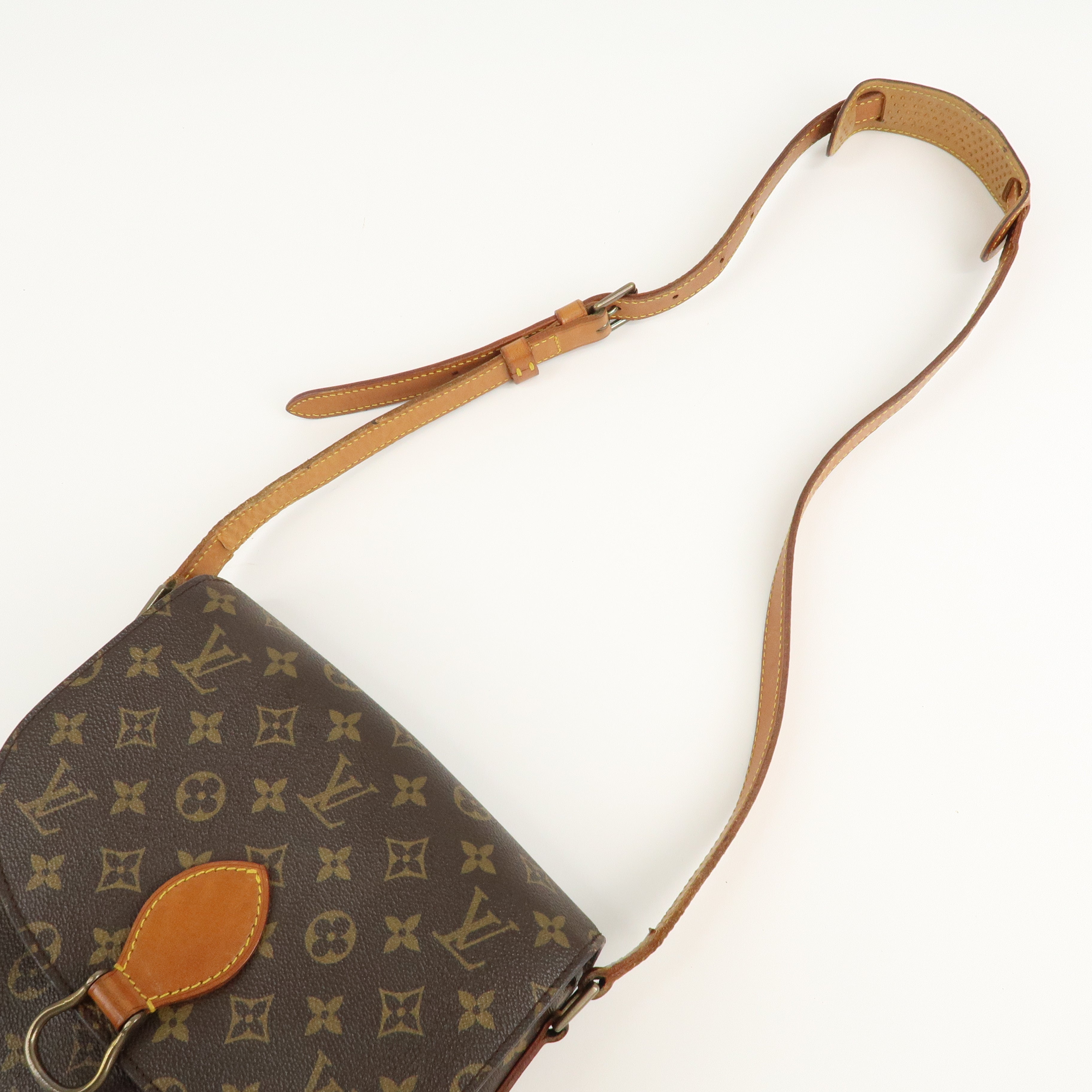 Louis Vuitton Monogram Saint Cloud GM Shoulder Bag Brown M51242 Used