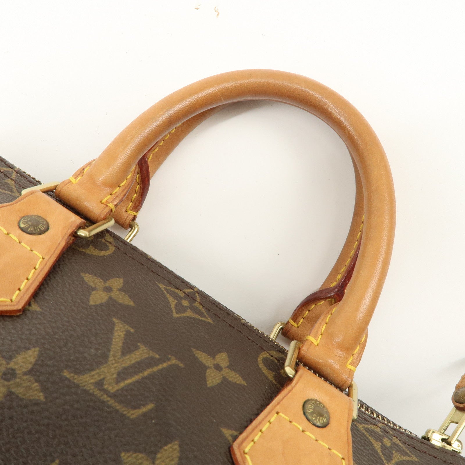 Louis Vuitton Monogram Speedy 25 Hand Bag Boston Bag M41528 Used