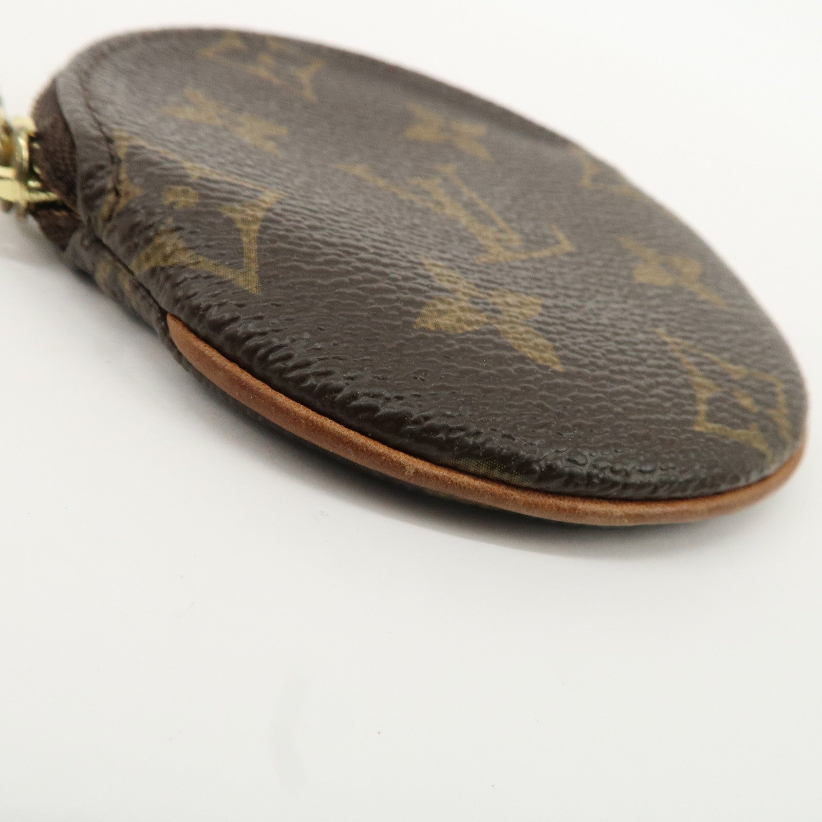 Louis Vuitton Monogram Porte Monnaie Rond Coin Case M61926 Used