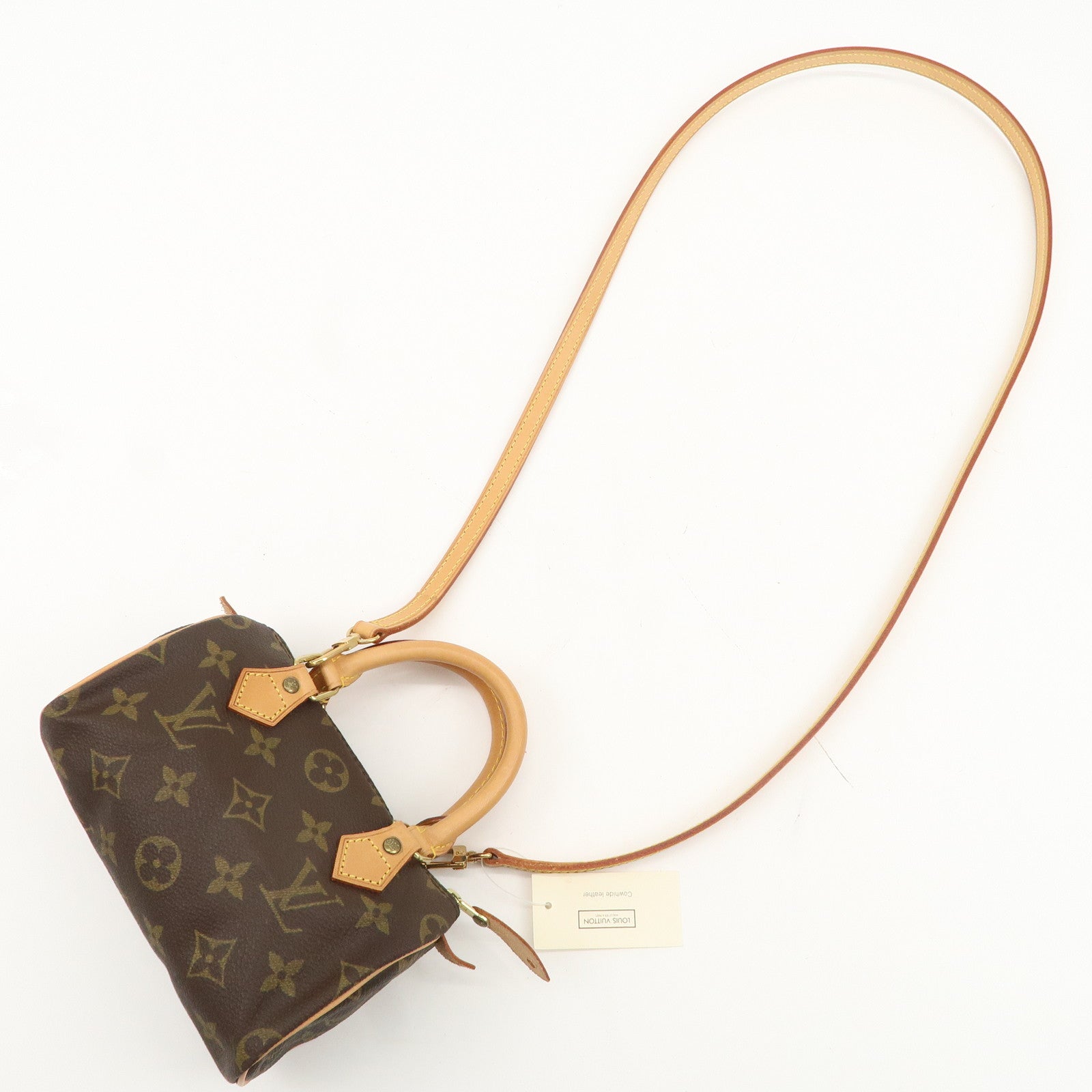 Louis Vuitton Monogram Mini Speedy 
Strap M41534 J00145 Used