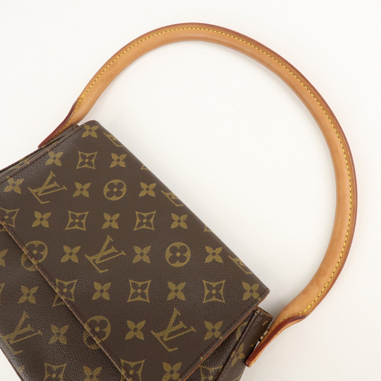 Louis Vuitton Monogram Mini Looping Shoulder Bag Hand Bag M51147 Used