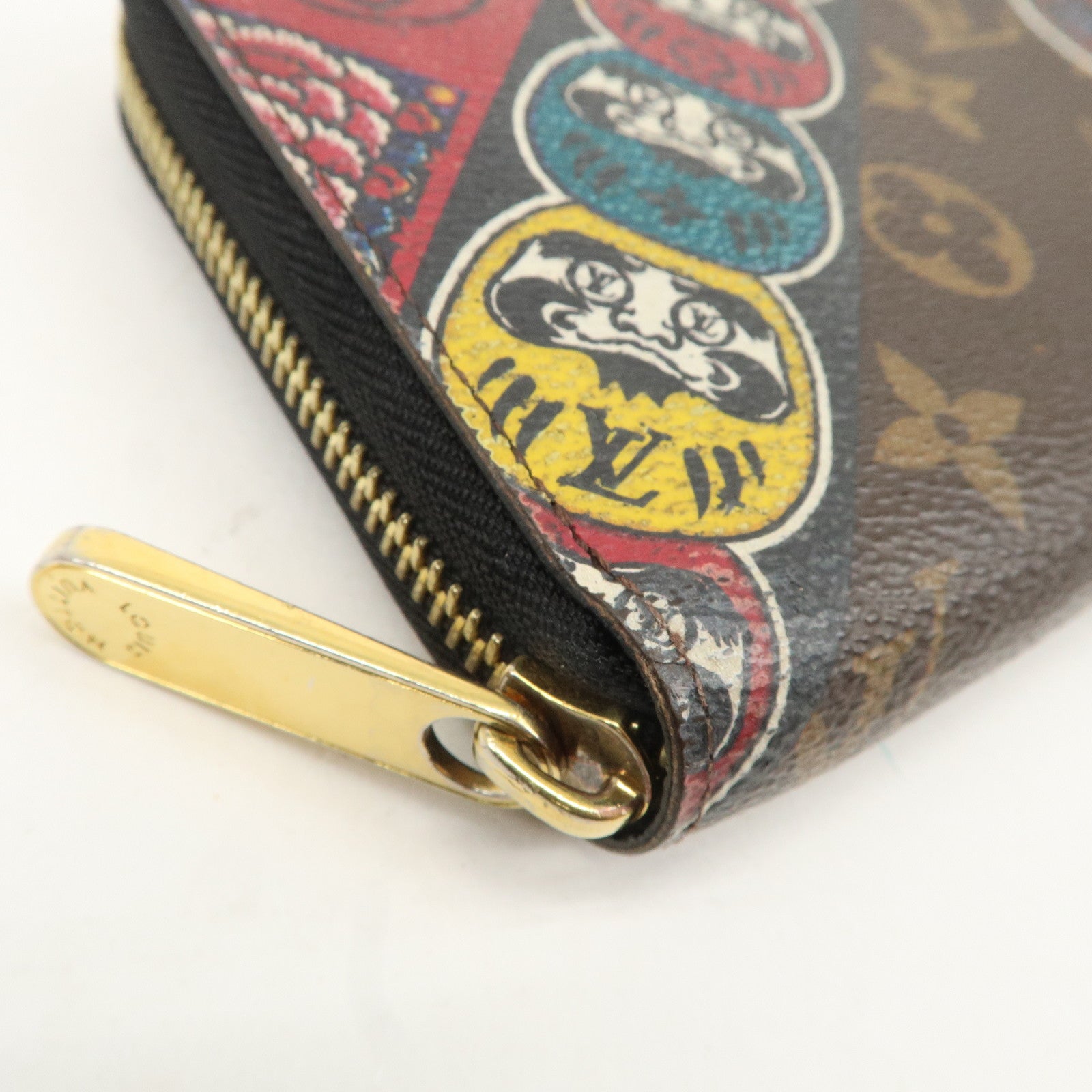 Louis Vuitton Zippy Wallet Kansai Yamamoto Kabuki Daruma M67249 Used