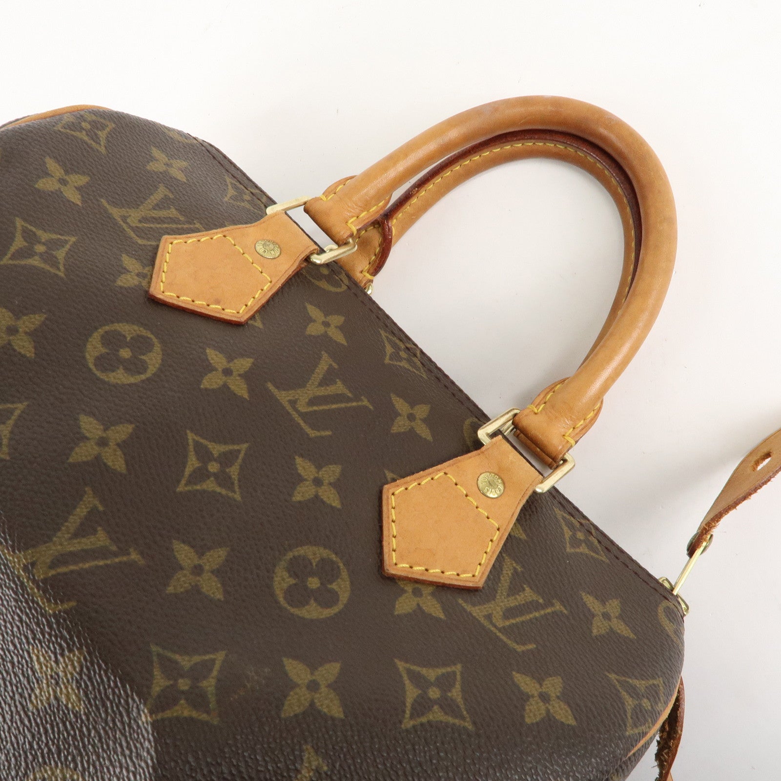 Louis Vuitton Monogram Speedy 25 Hand Bag Boston Bag M41528