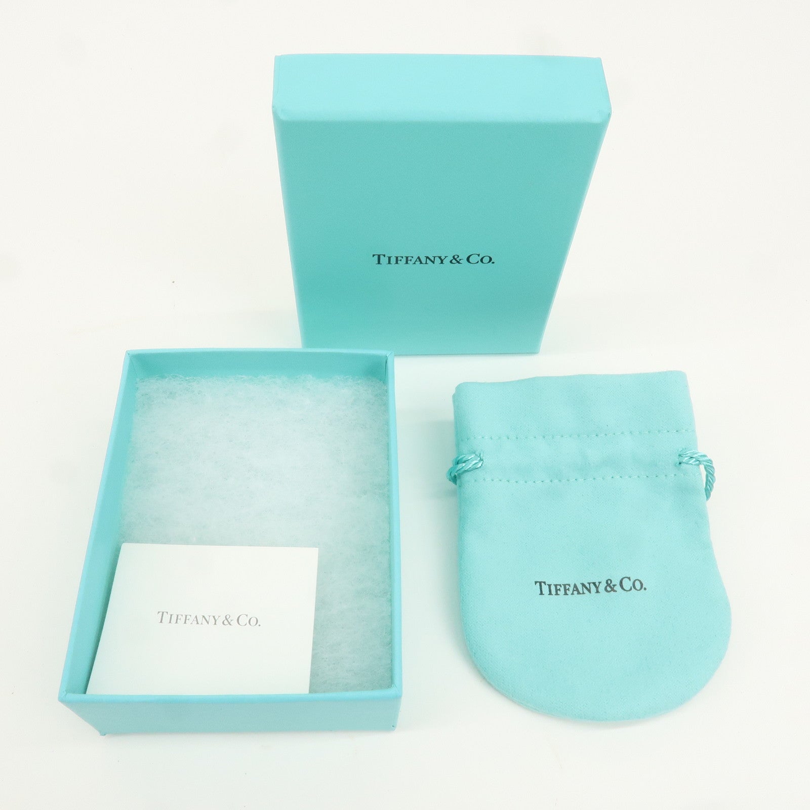 Tiffany&Co. Set of 10 Jewelry Necklace Box Dust Bag Tiffany Blue