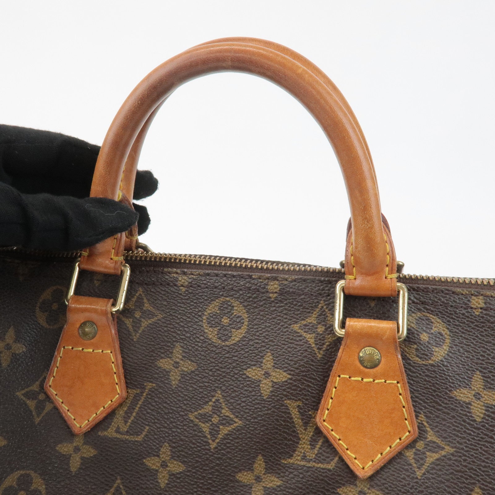 Louis Vuitton Monogram Speedy 30 Hand Bag Boston Bag M41526 Used