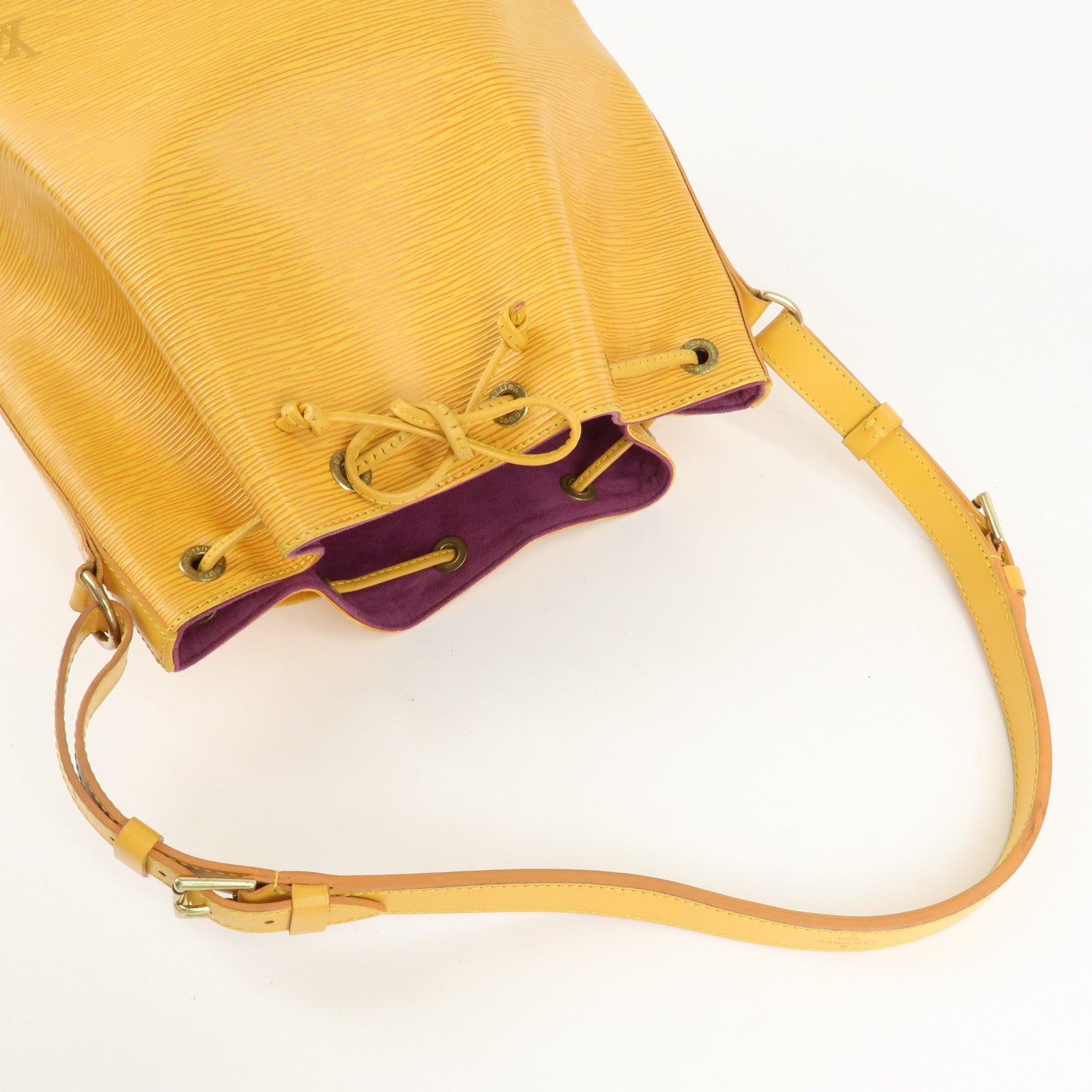 Louis Vuitton Epi Petit Noe Shoulder Bag Tassili Yellow M44109