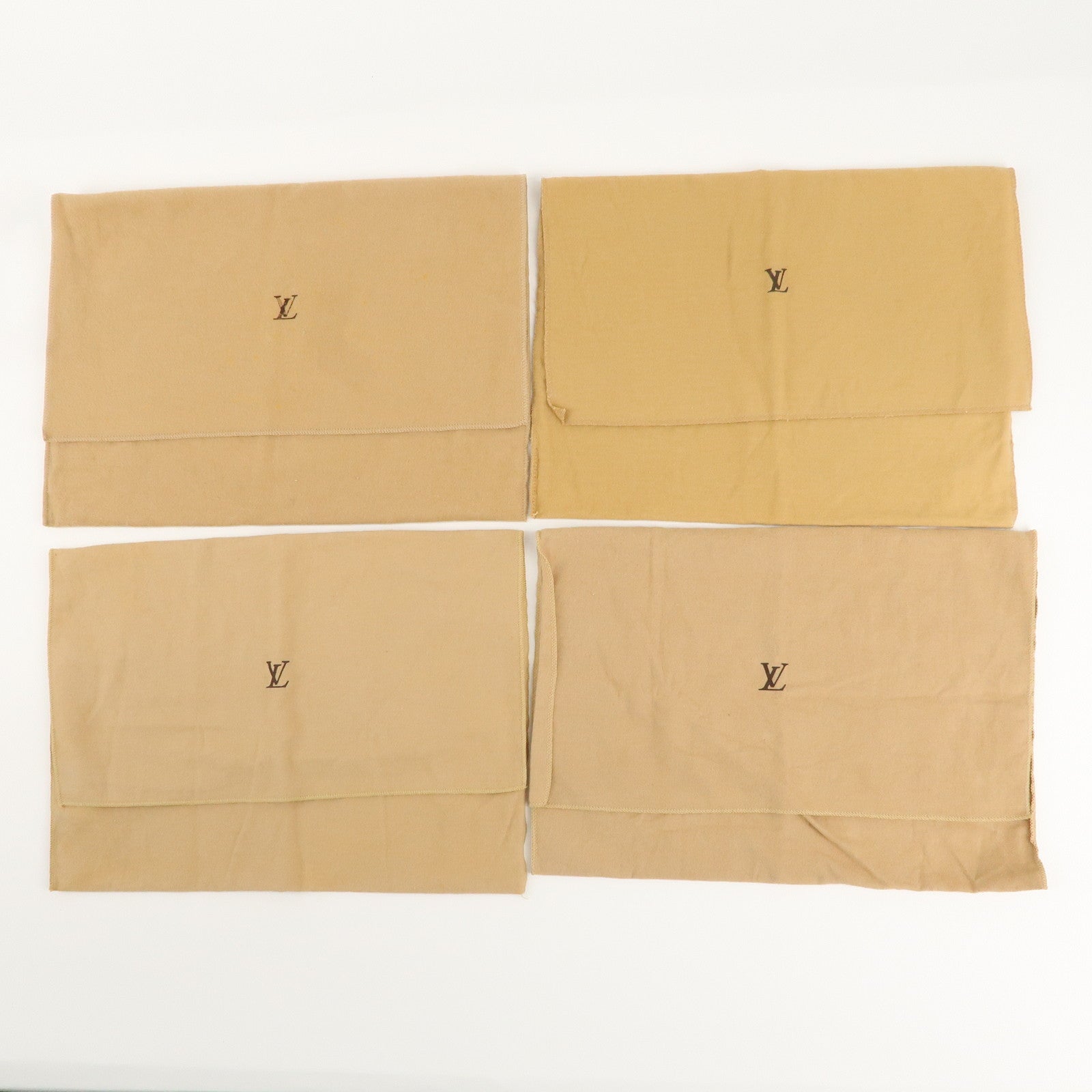 Louis Vuitton Set of 12 Flap Storage Bag Dust Bag Brown