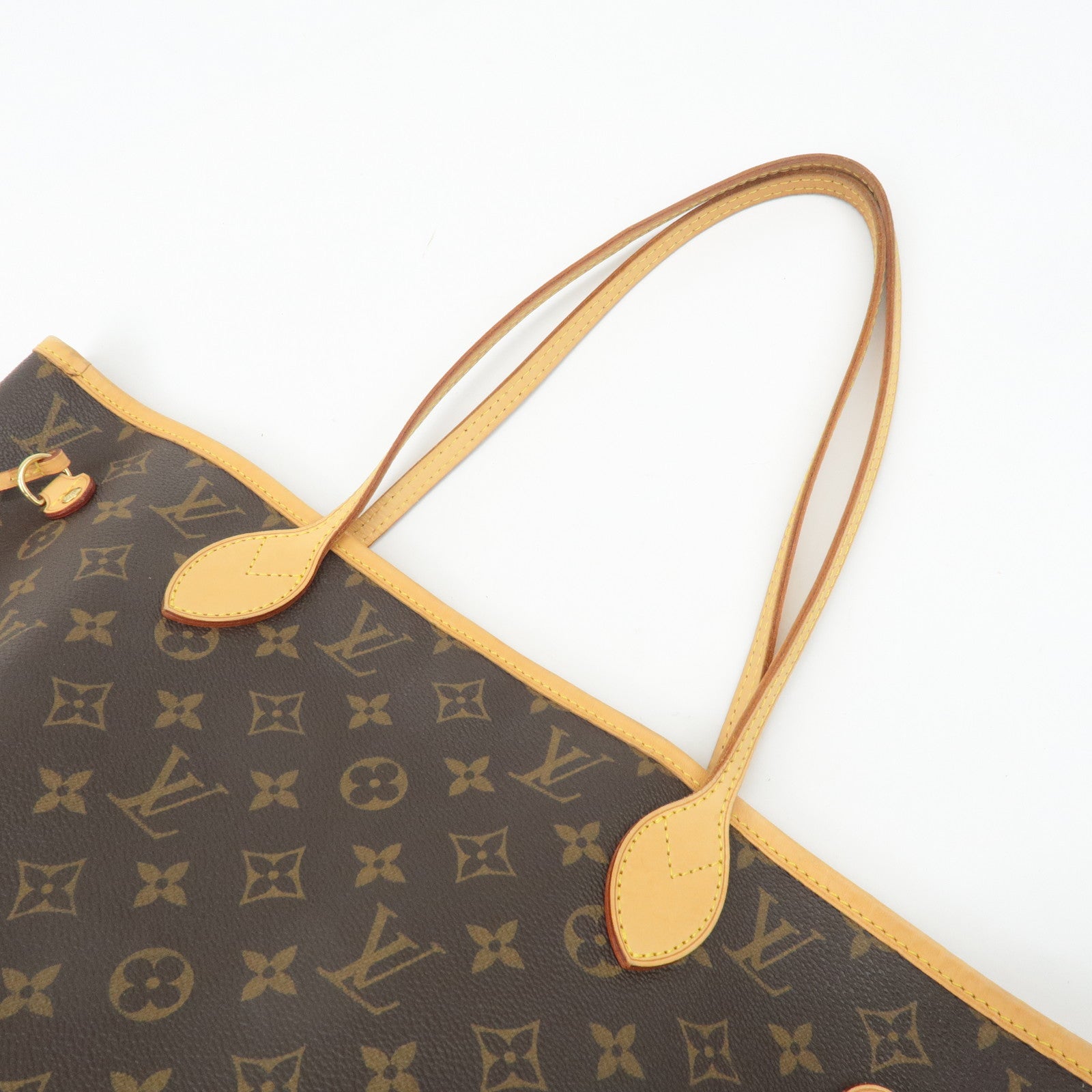 Louis Vuitton Monogram Neverfull MM Tote Bag Brown M40156 Used