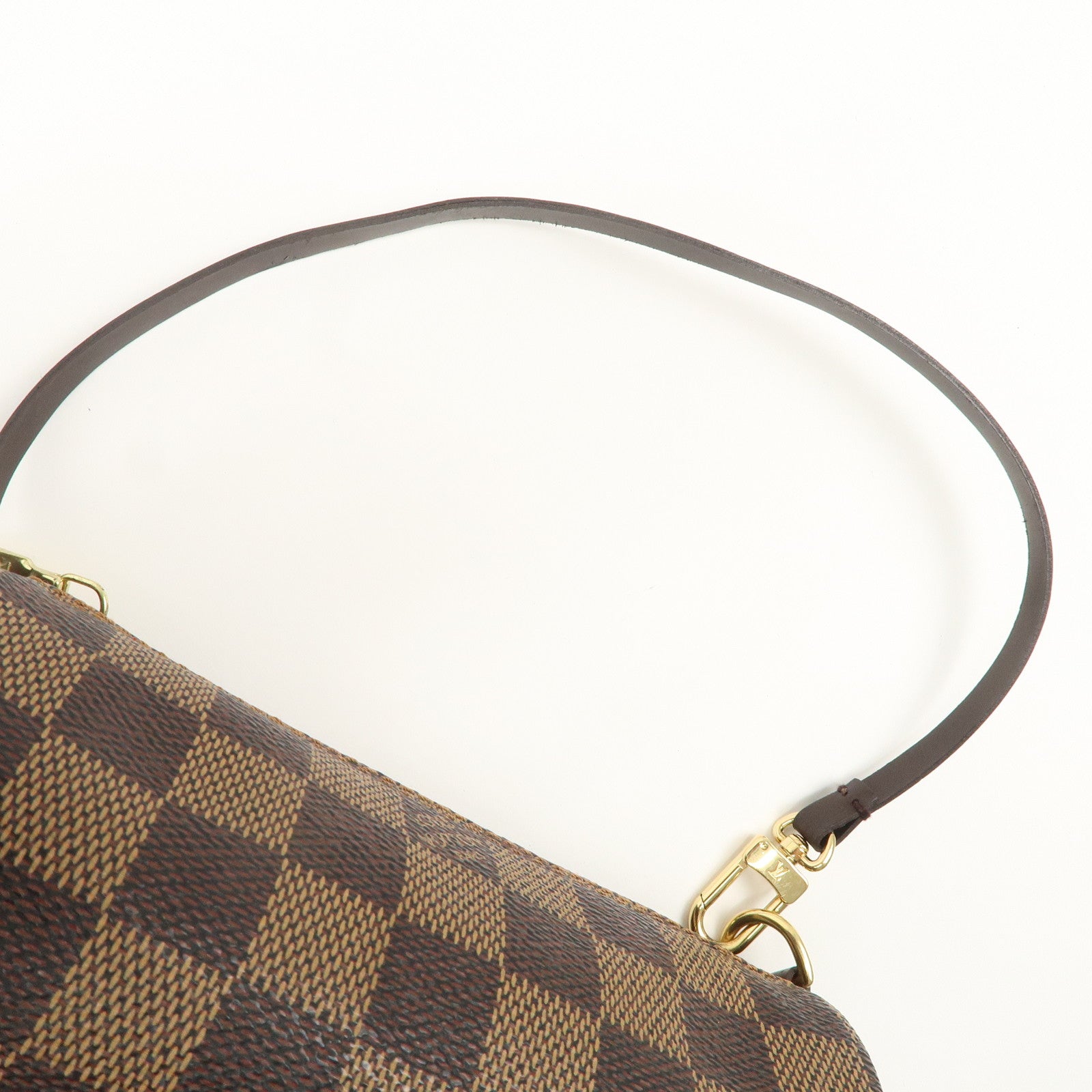 Louis Vuitton Damier Mini Pouch for Papillon Bag Brown