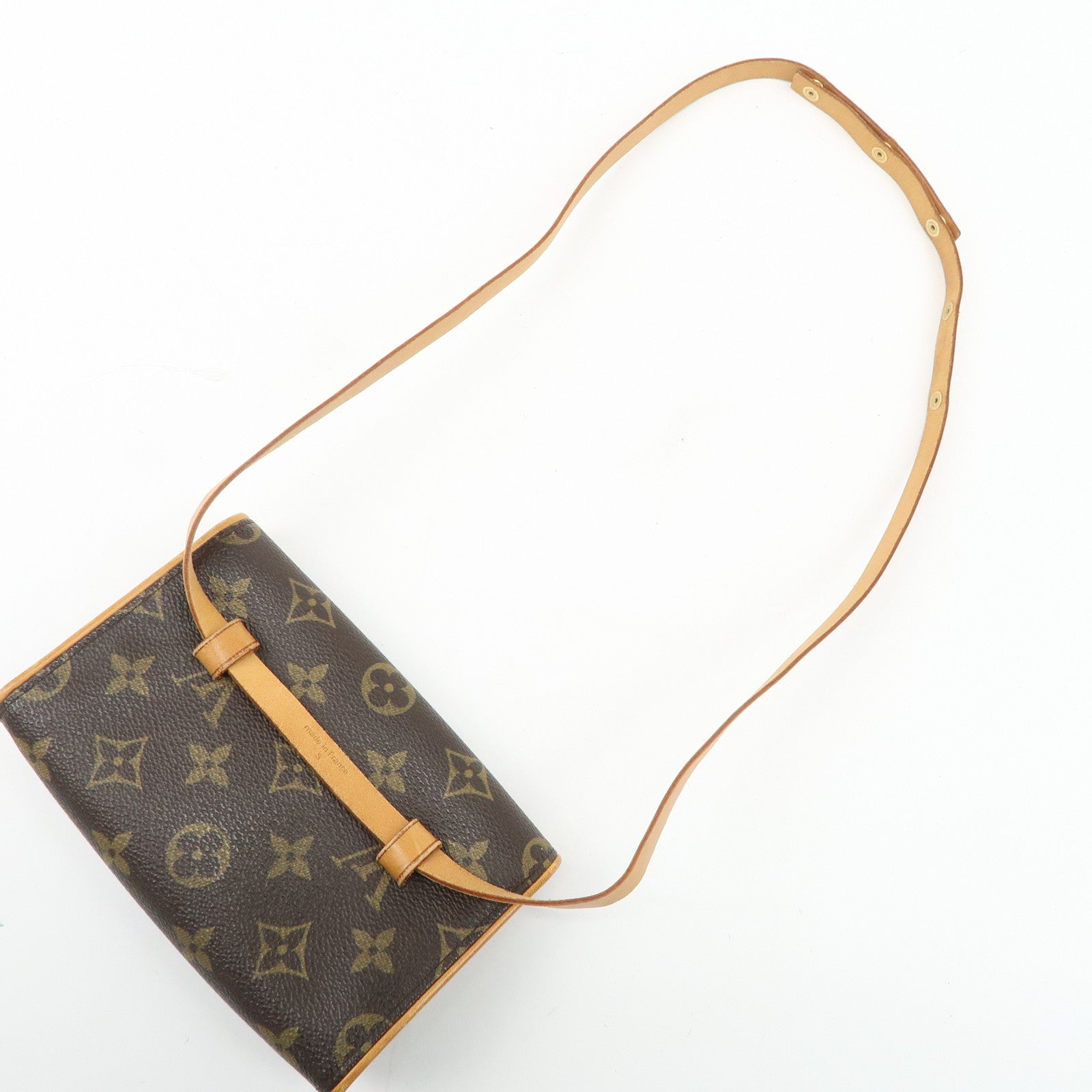 Louis Vuitton Monogram Pochette Florentine Waist Bag Belt S M51855