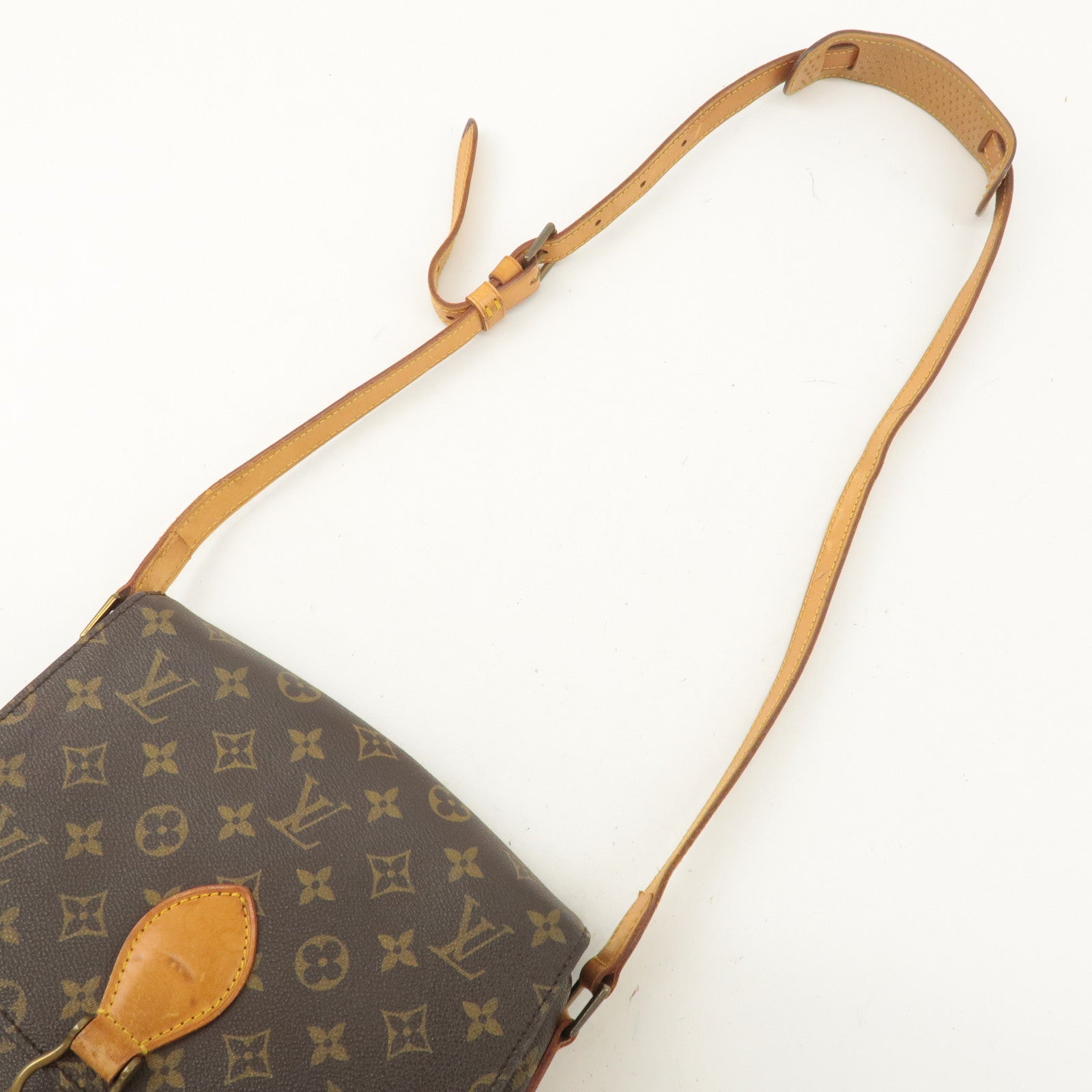 Louis Vuitton Monogram Saint Cloud GM Shoulder Bag Brown M51242