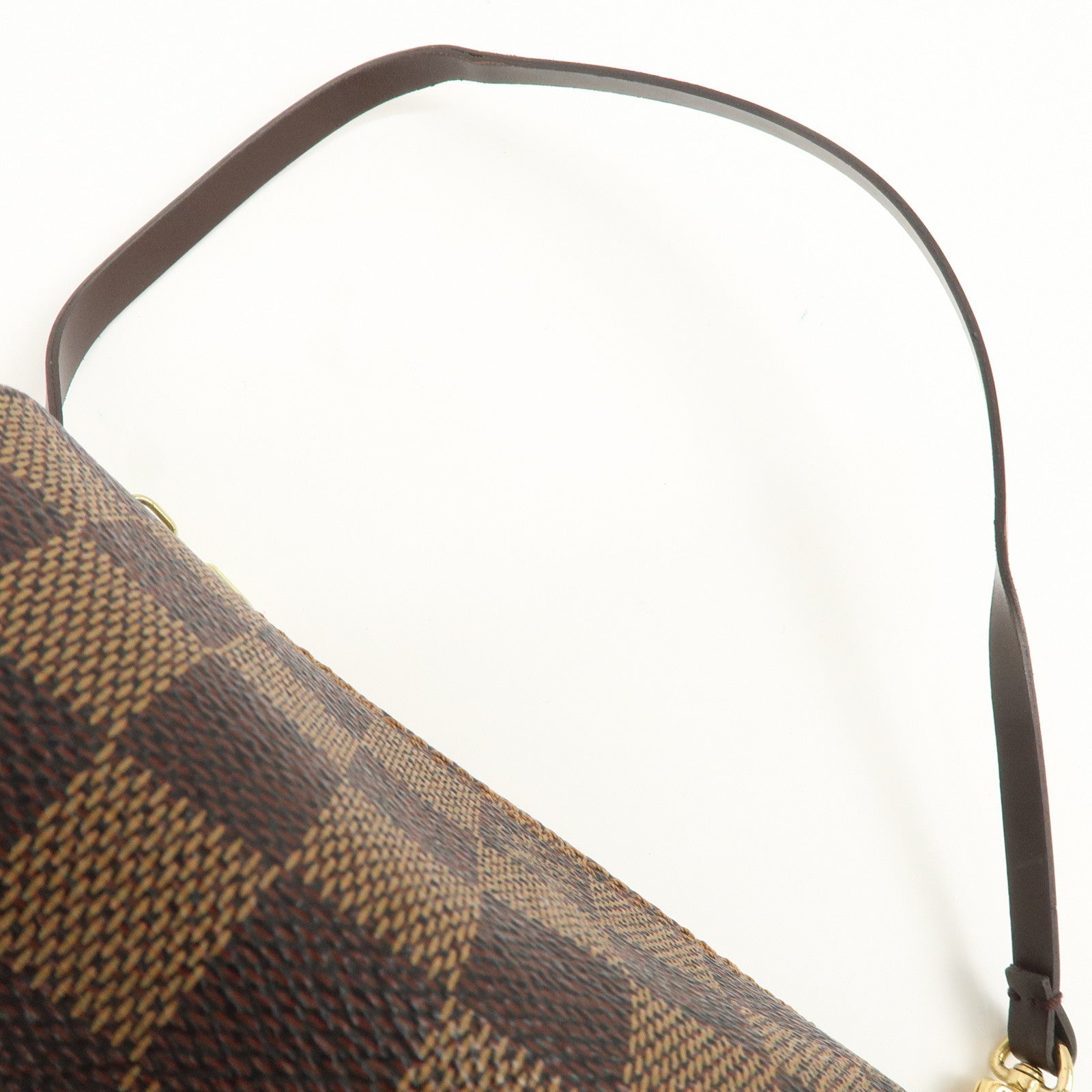 Louis Vuitton Damier Mini Pouch for Papillon Bag Brown Used