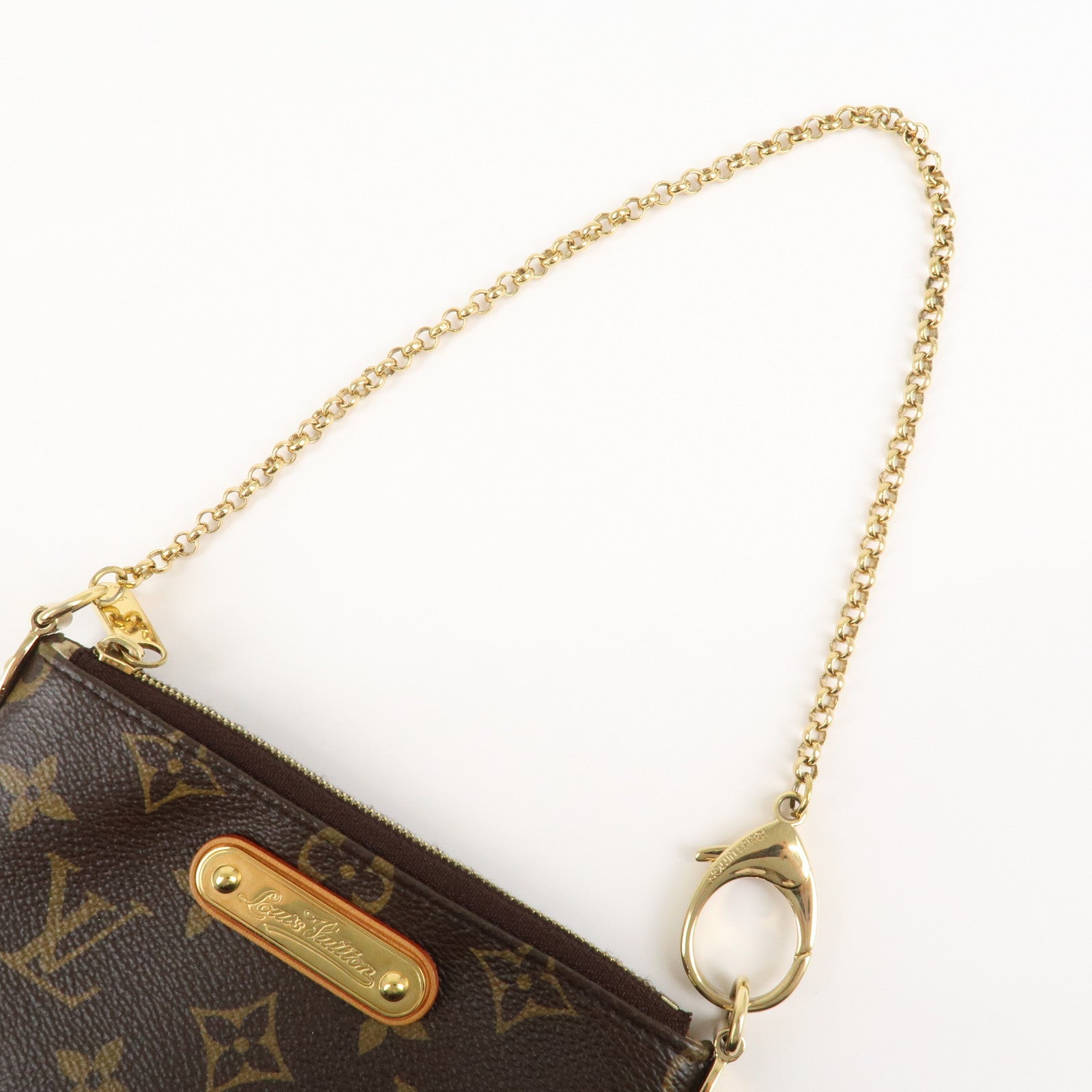 Louis Vuitton Monogram Pochette Milla PM Mini Pouch M60095