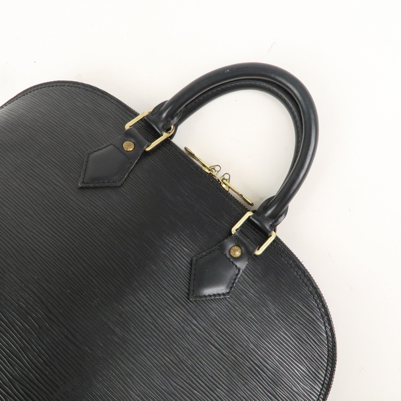 Louis Vuitton Epi Alma Hand Bag Noir Black M52142