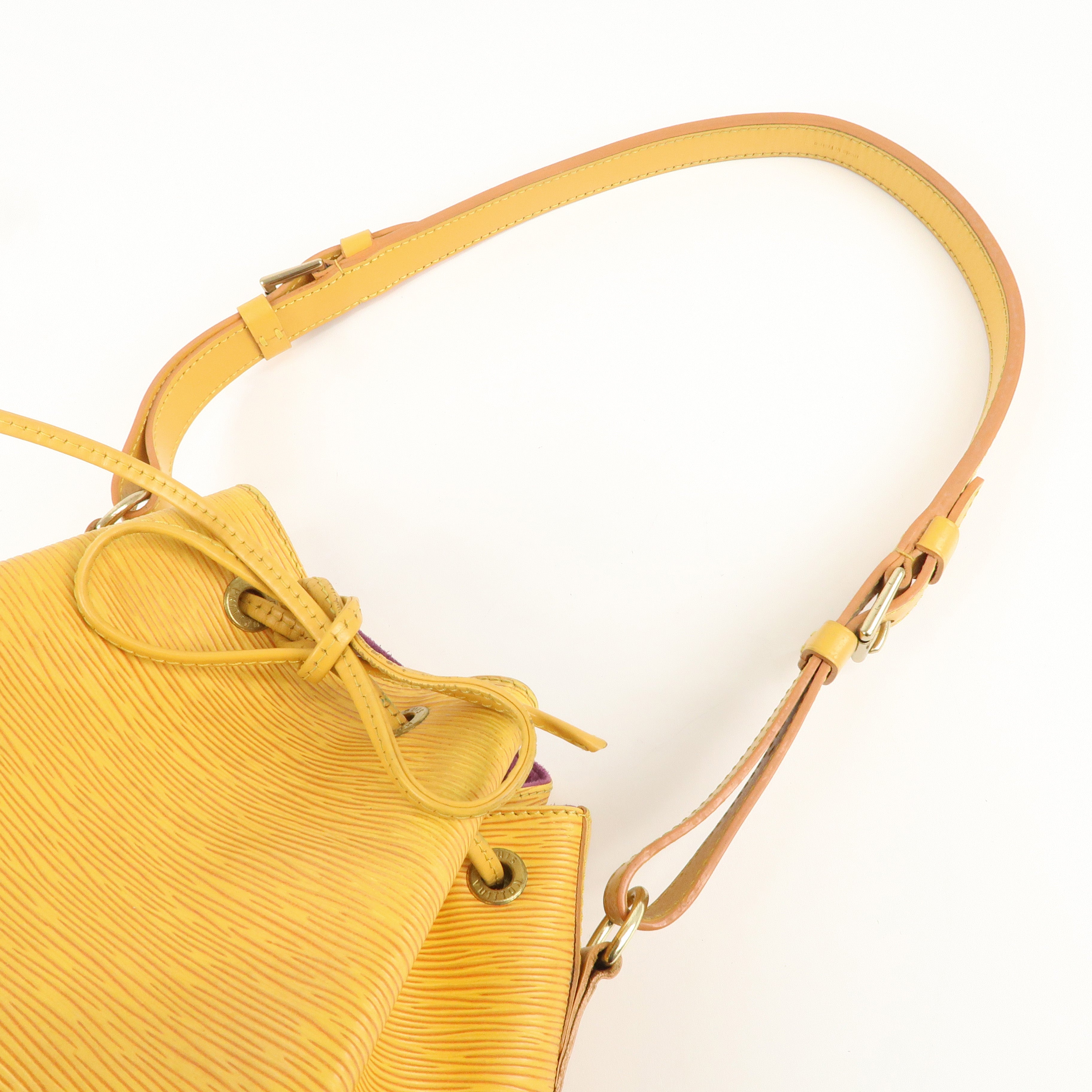 Louis Vuitton Epi Petit Noe Shoulder Bag Tassili Yellow M44109