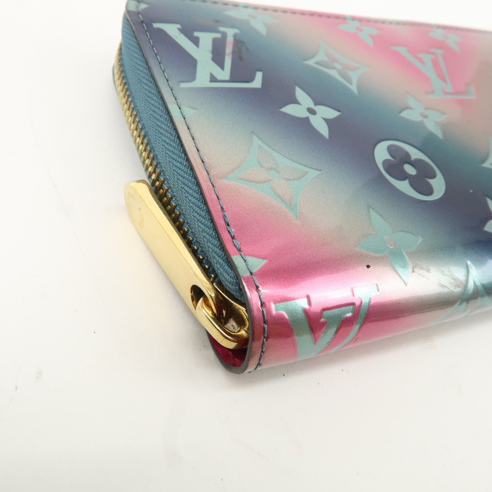 Louis VUitton Monogram Vernis Zippy Wallet  Multicolor M90520Used F/S Used