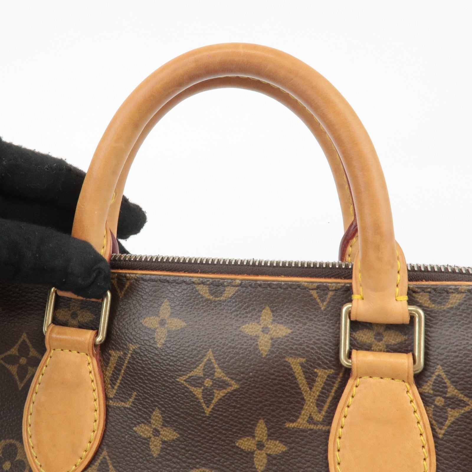 Louis Vuitton Monogram Popincourt Hand Bag Brown M40009 Used