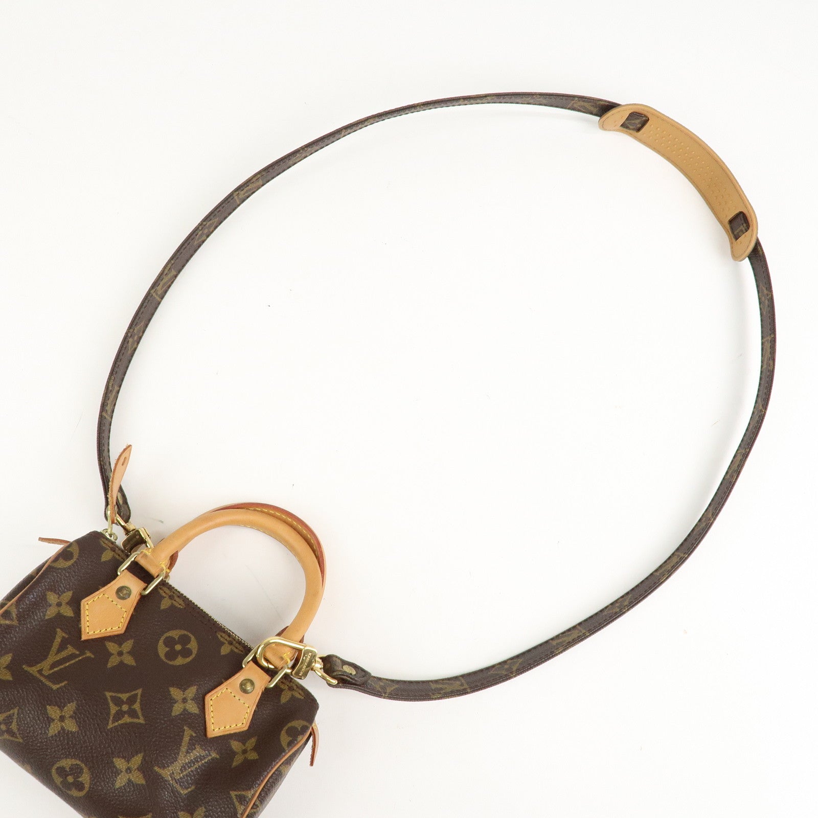 Louis Vuitton Monogram Mini Speedy 
Strap M41534 J75010 Used