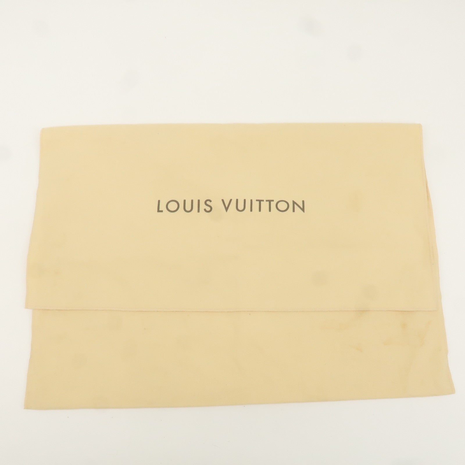 Louis Vuitton Set of 10 Dust Bag Storage Bag Flap Beige