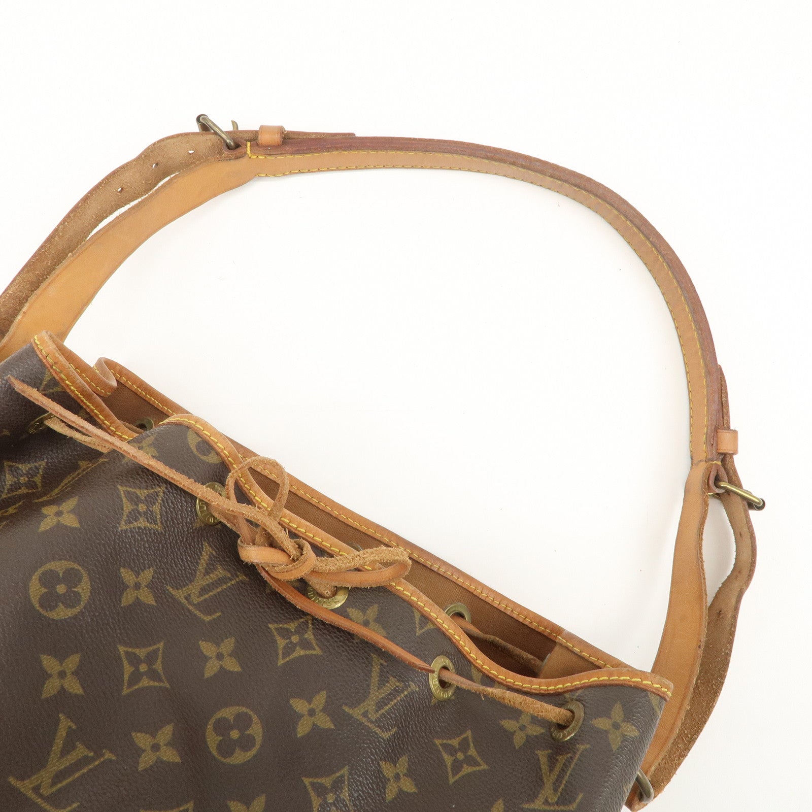 Louis Vuitton Monogram Petit Noe Shoulder Bag Brown M42226 Used