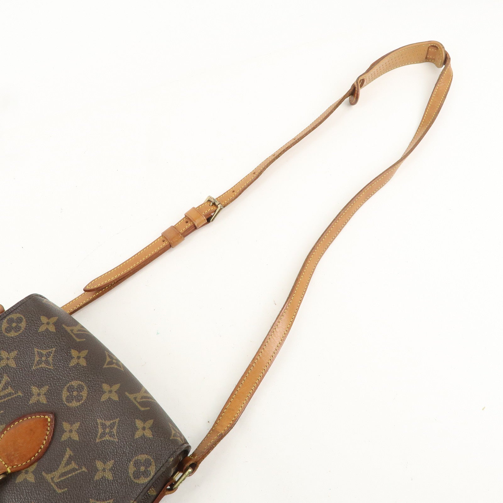 Louis Vuitton Monogram Saint Cloud MM Shoulder Bag Brown M51243