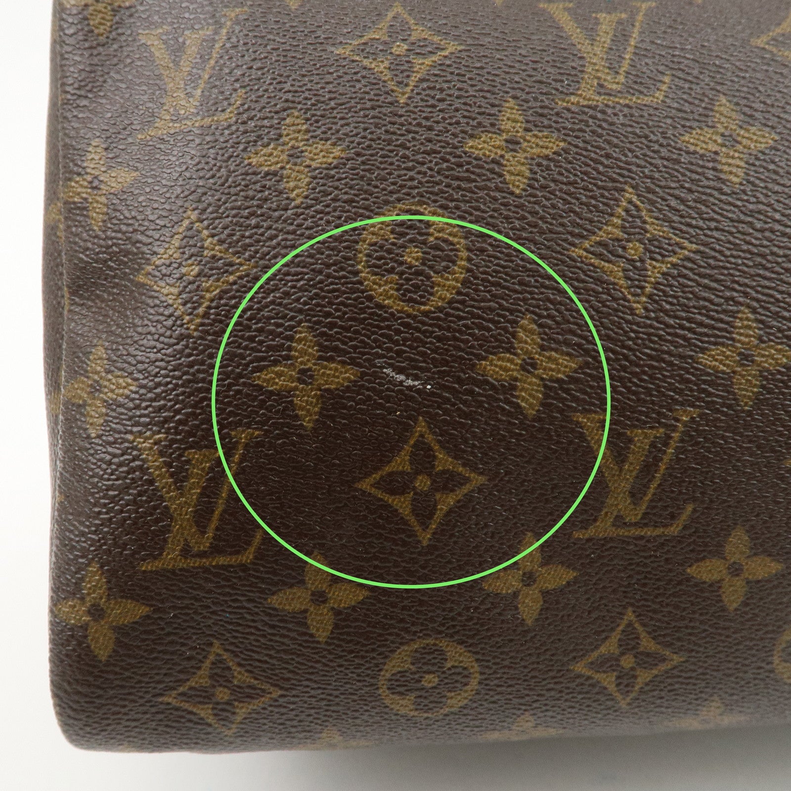 Louis Vuitton Monogram Speedy 30 Hand Bag Boston Bag M41108 Used