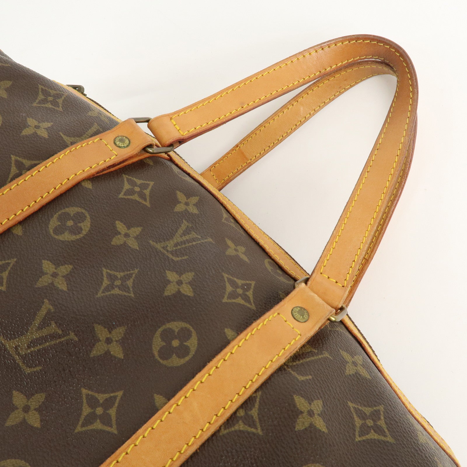 Louis Vuitton Monogram Sac Souple 35 Boston Hand Bag M41626