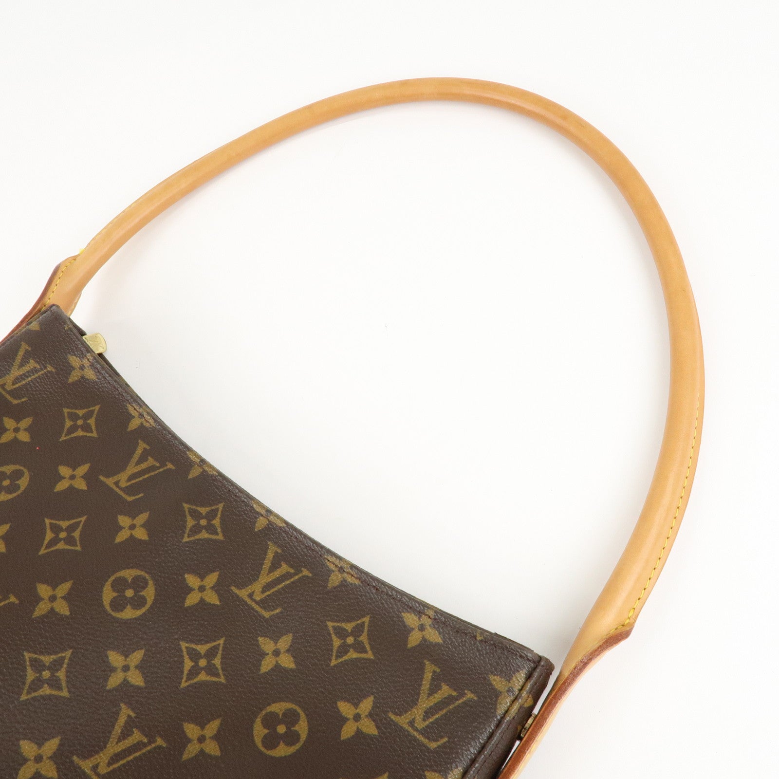 Louis Vuitton Monogram Looping GM Shoulder Bag Brown M51145 Used