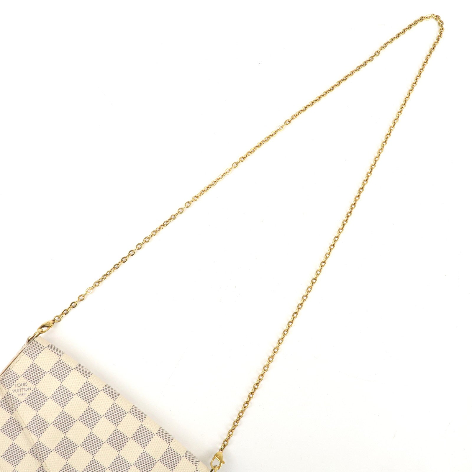 Louis Vuitton Damier Azur Pochette Félicie Shoulder Bag N63106 Used