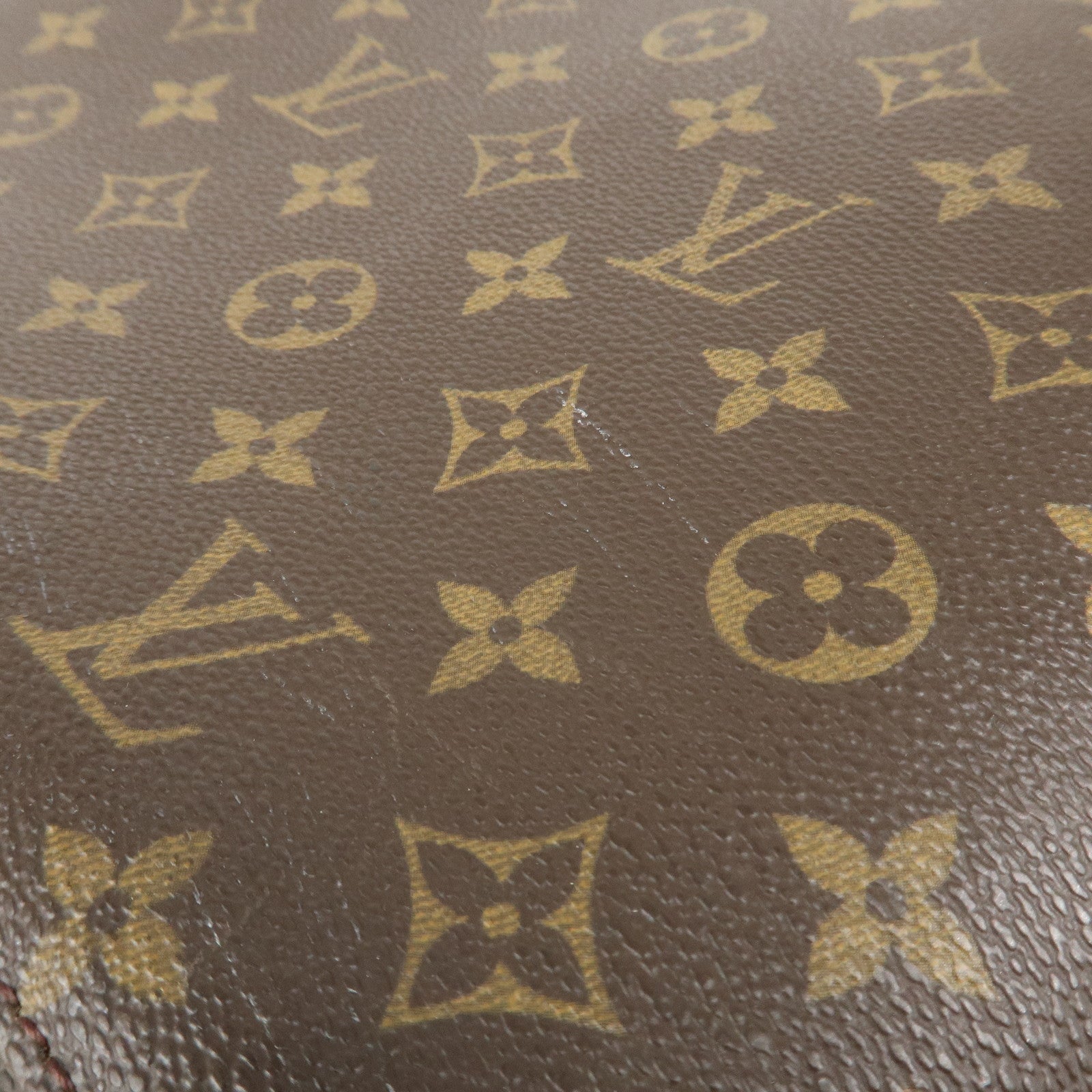 Louis Vuitton Monogram Luco Tote Bag Hand Bag Brown M51155 Used