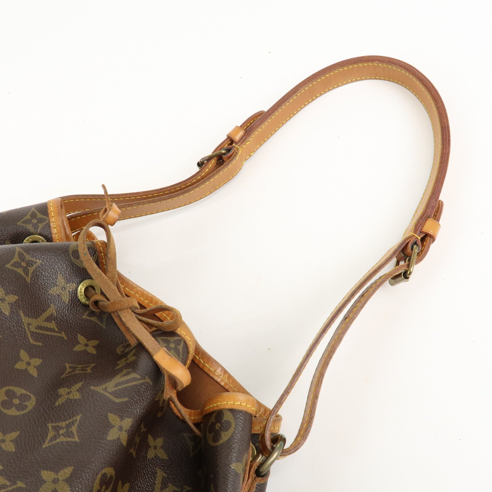 Louis Vuitton Monogram Noe Shoulder Bag Hand Bag Brown M42224 Used