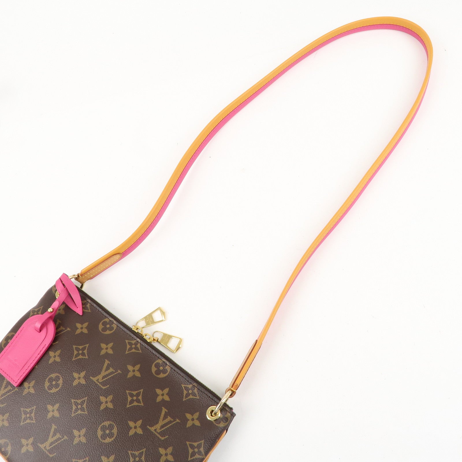 Louis Vuitton Monogram Lorette Shoulder Bag Hot Pink M44053