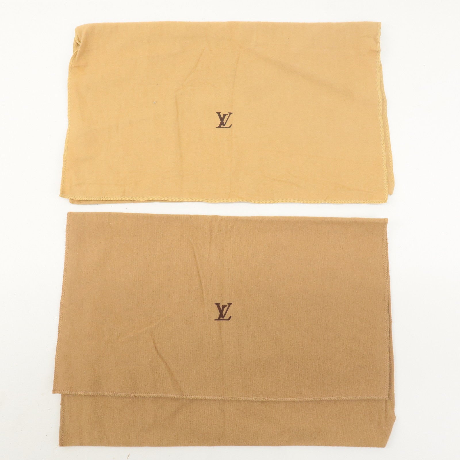 Louis Vuitton Set of 12 Dust Bag Storage Bag Flap Brown Beige