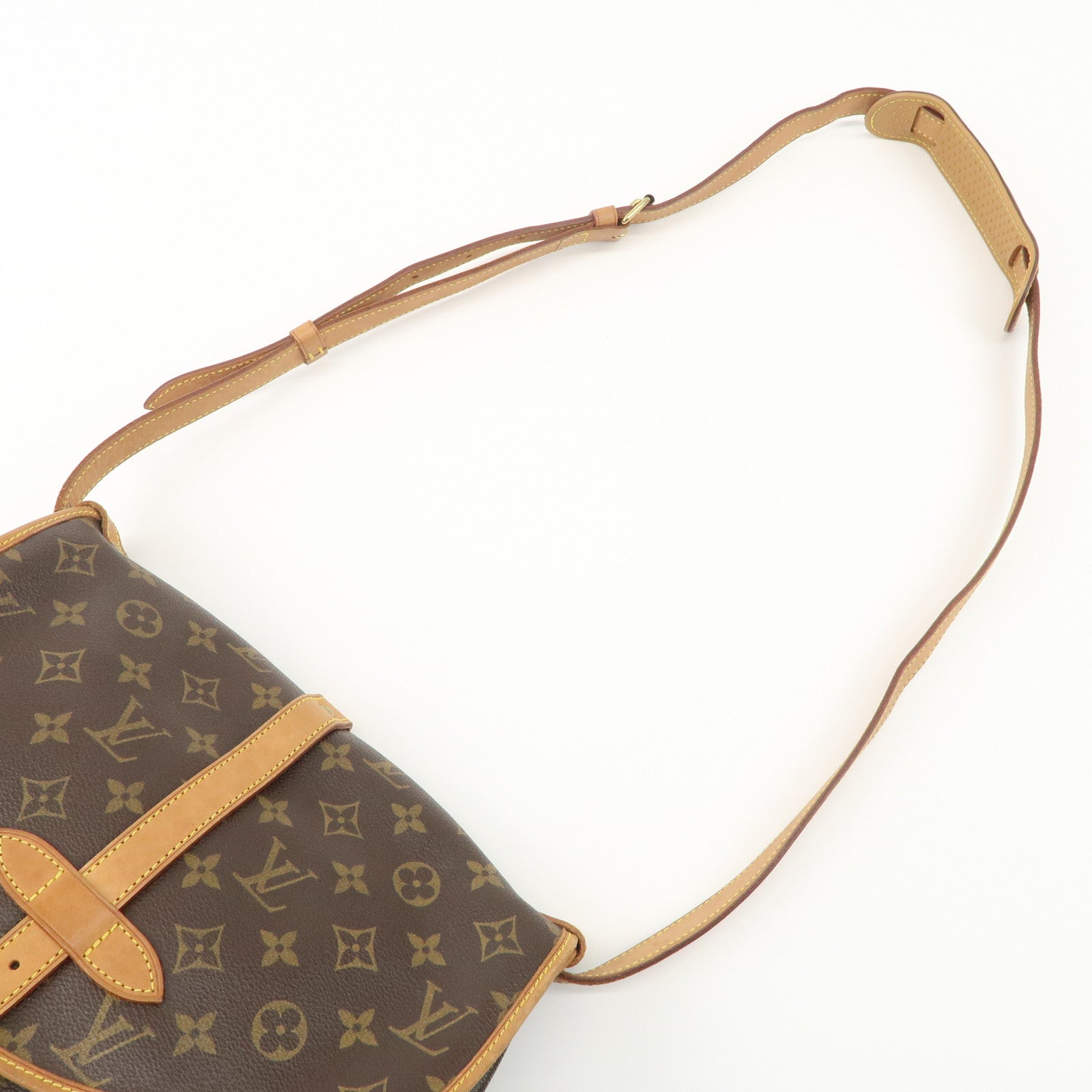 Louis Vuitton Monogram Saumur 30 Crossbody Bag Brown M42256 Used