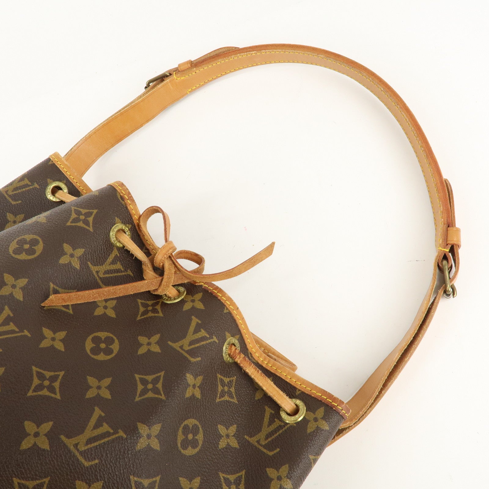 Louis Vuitton Monogram Petit Noe Shoulder Bag Brown M42226 Used