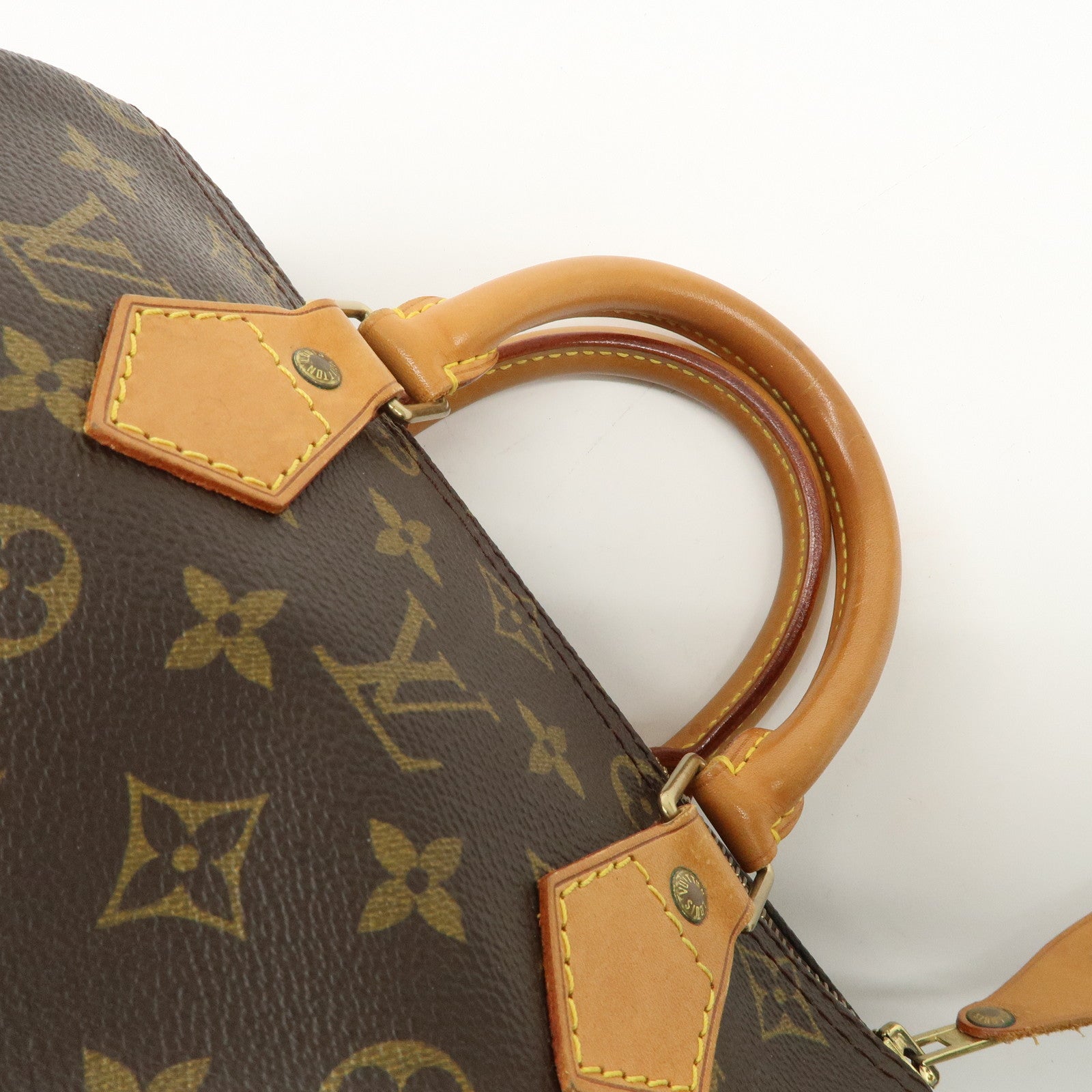 Louis Vuitton Monogram Speedy 25 Hand Bag Boston Bag M41528 Used