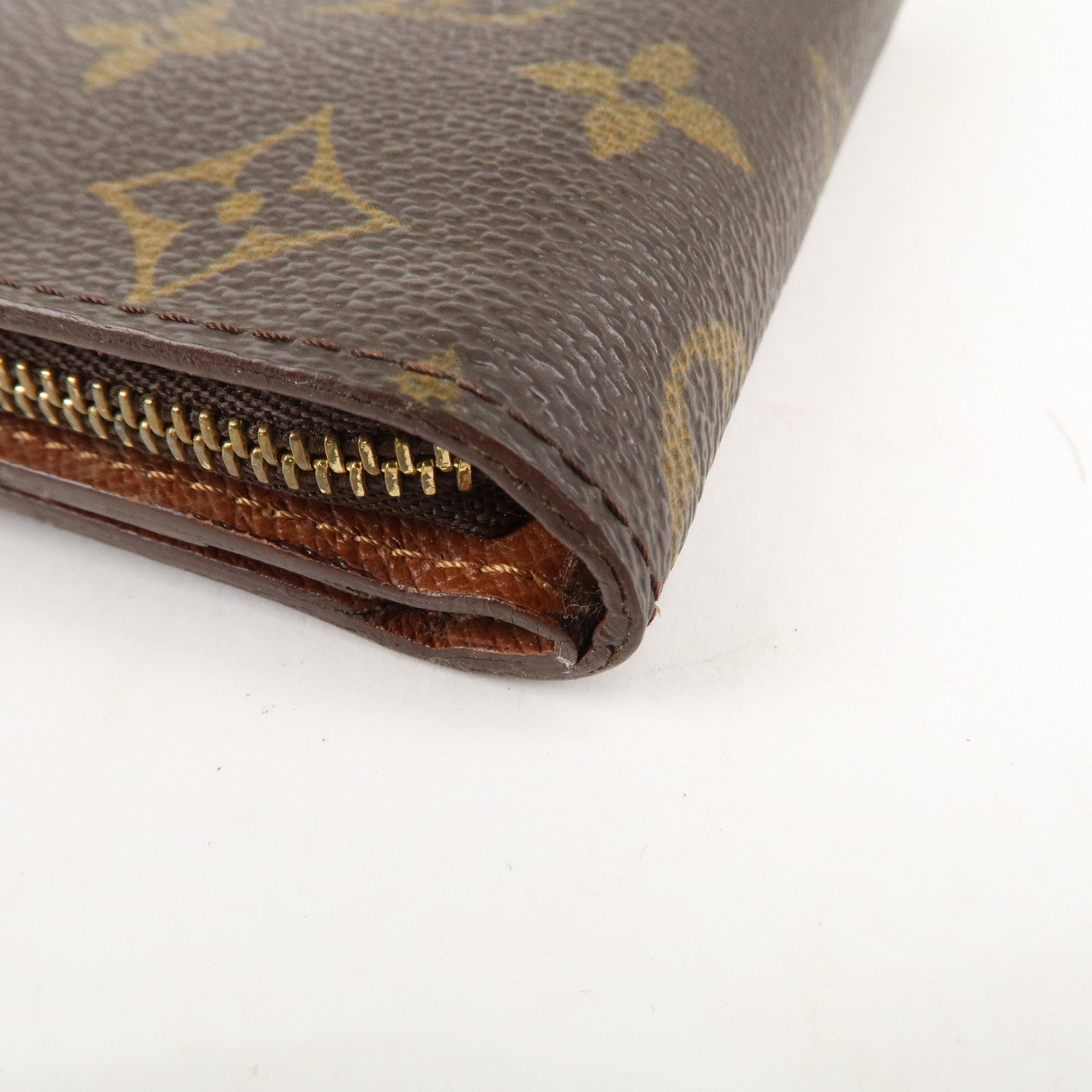 Louis Vuitton Monogram Set Of 2 Compact Zip Small Wallet M61667