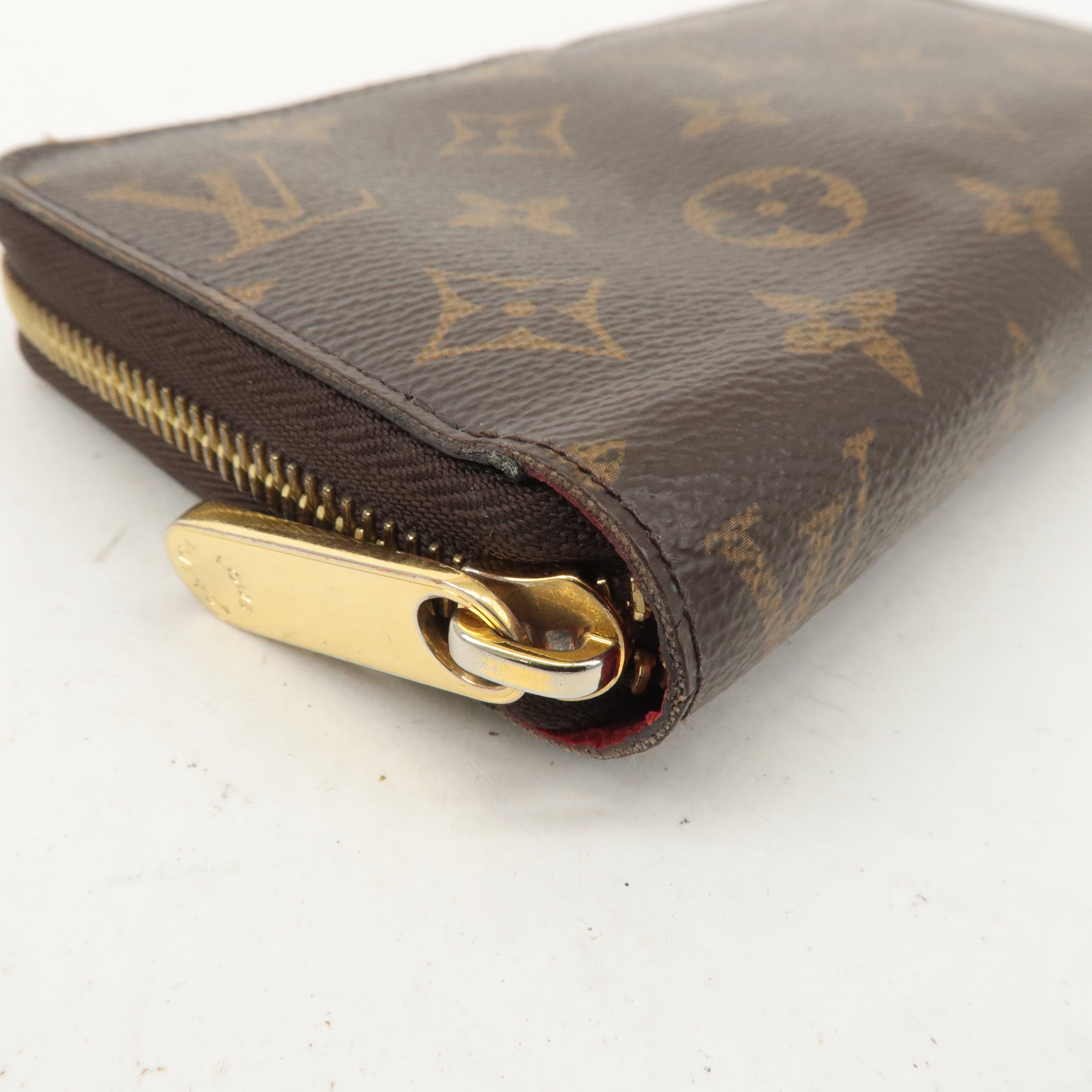 Louis Vuitton Monogram Zippy Wallet Long Wallet Coquelicot M41896